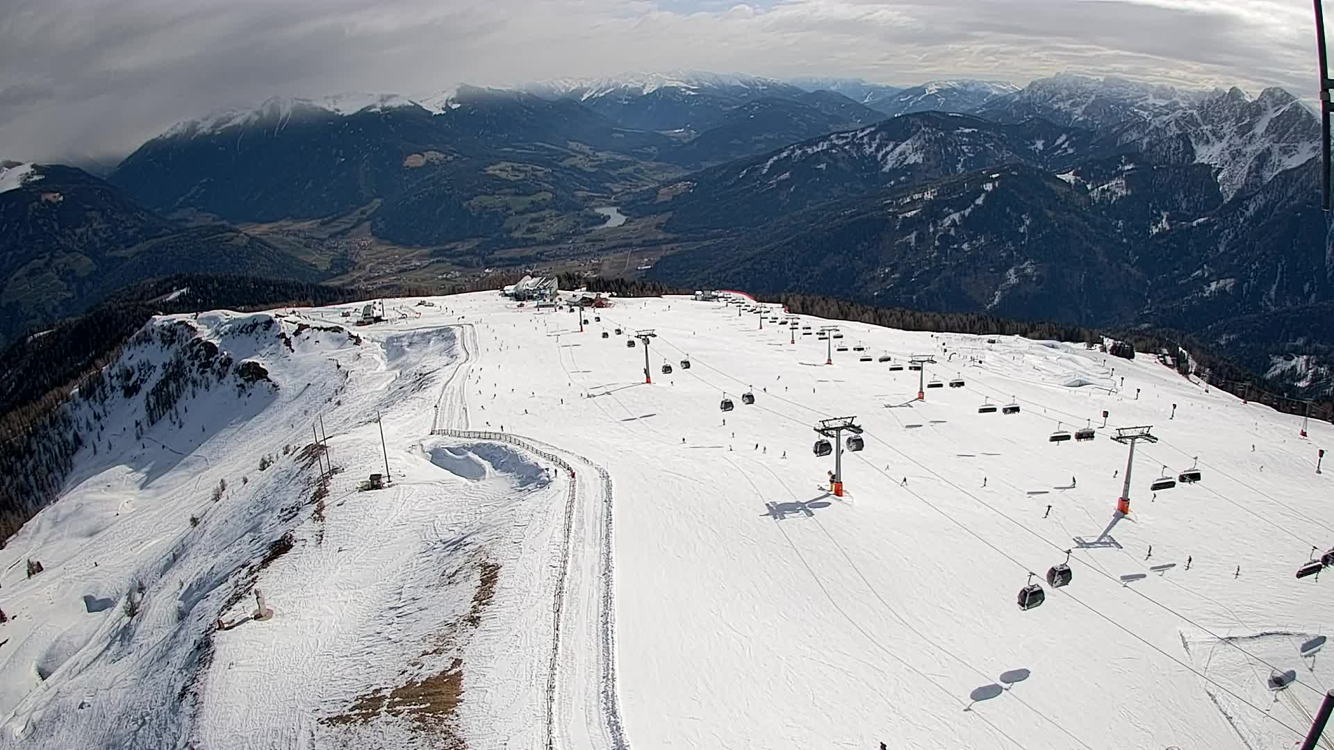 Kronplatz vrh | pogled na Valdaora – Olang