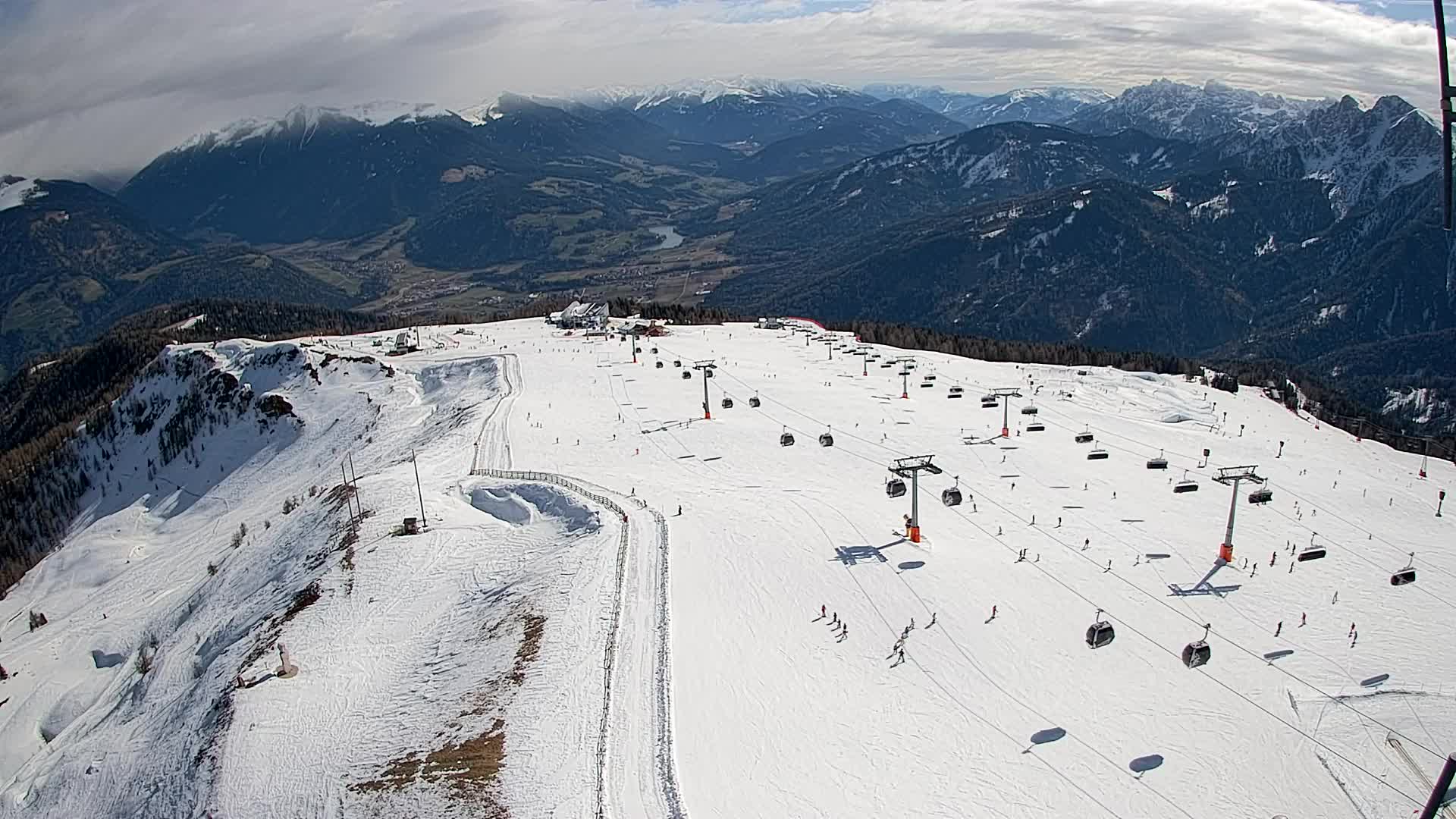 Kronplatz vrh | pogled na Valdaora – Olang