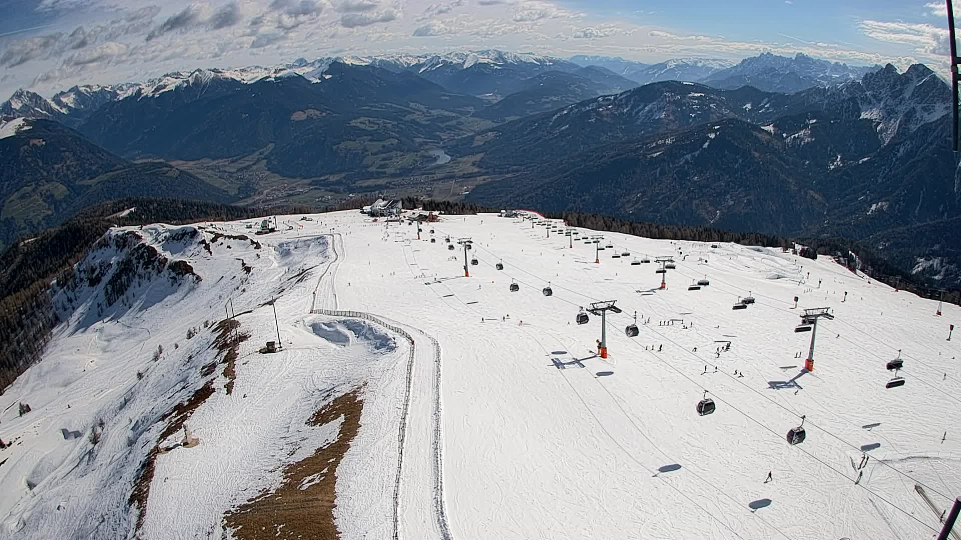 Kronplatz vrh | pogled na Valdaora – Olang