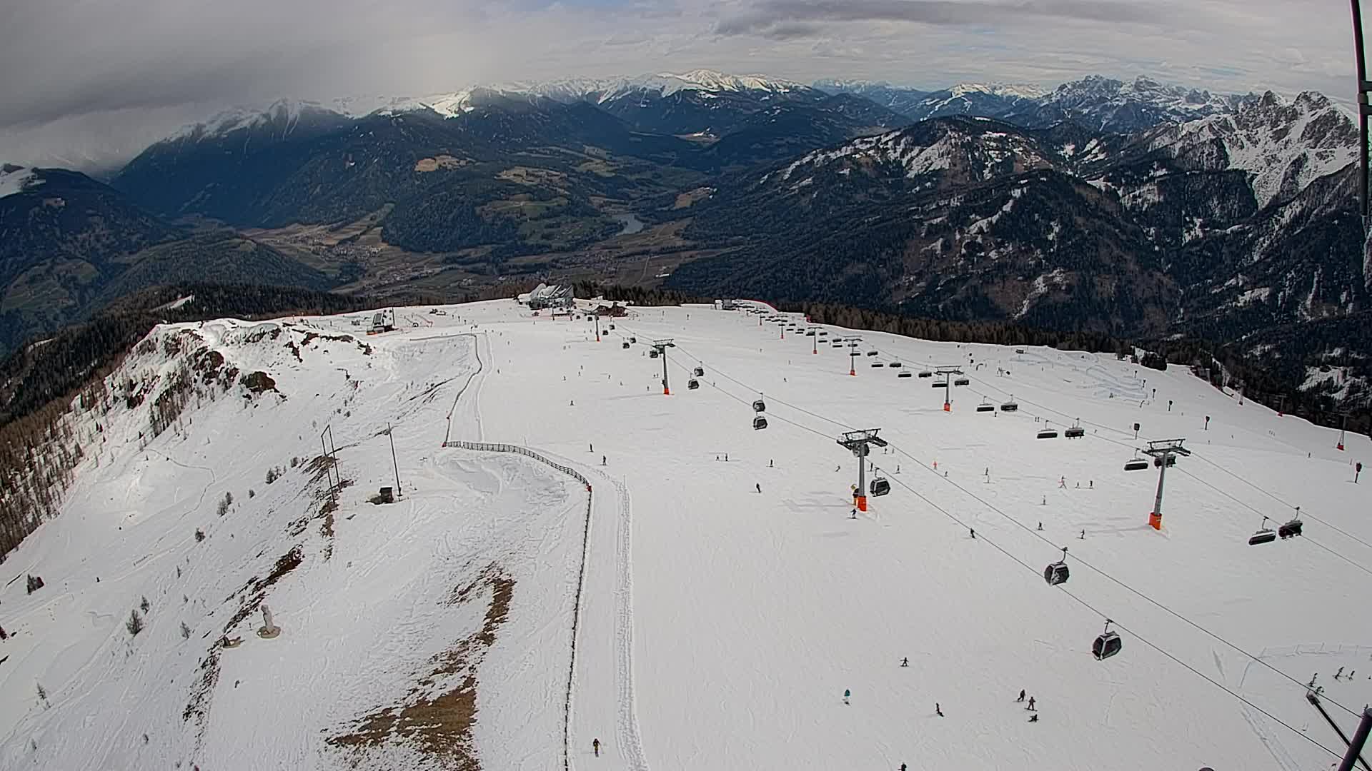 Sommet du Kronplatz | vue sur Valdaora – Olang