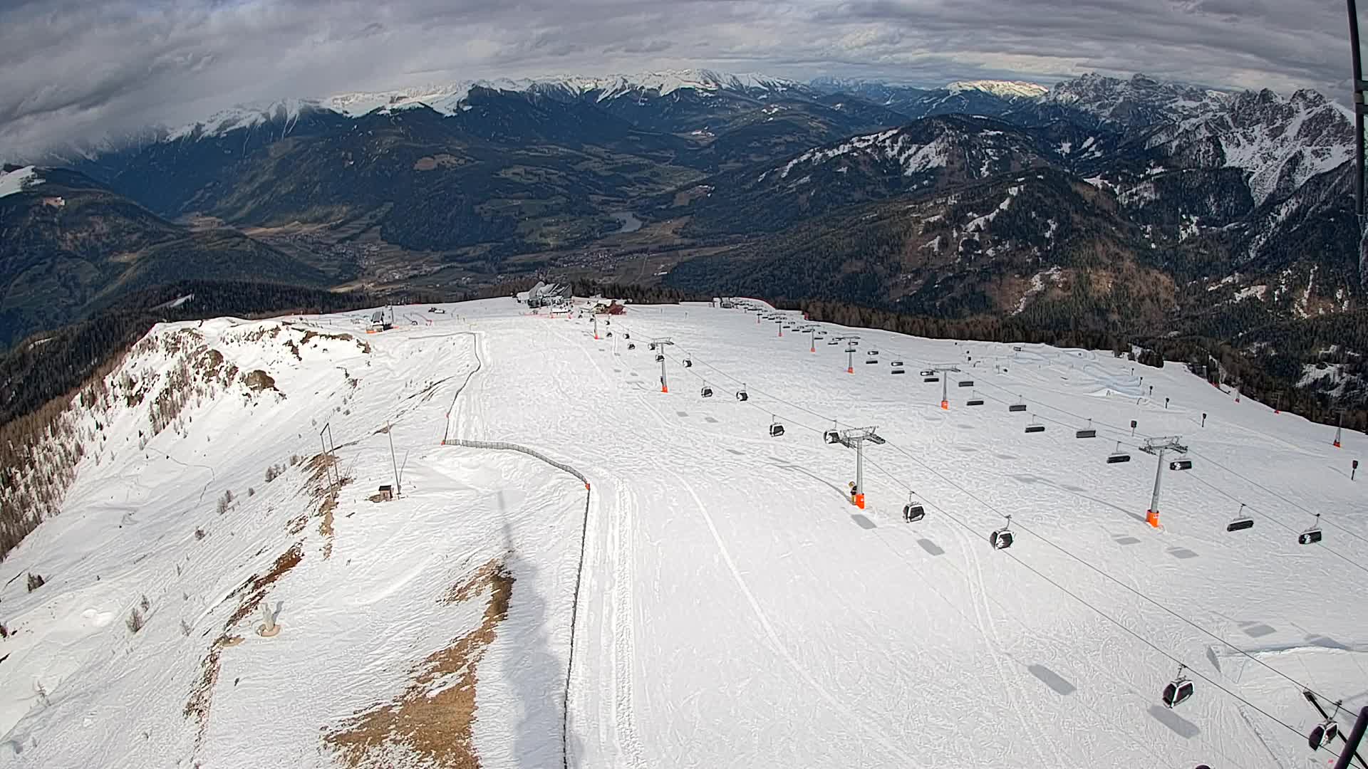Sommet du Kronplatz | vue sur Valdaora – Olang