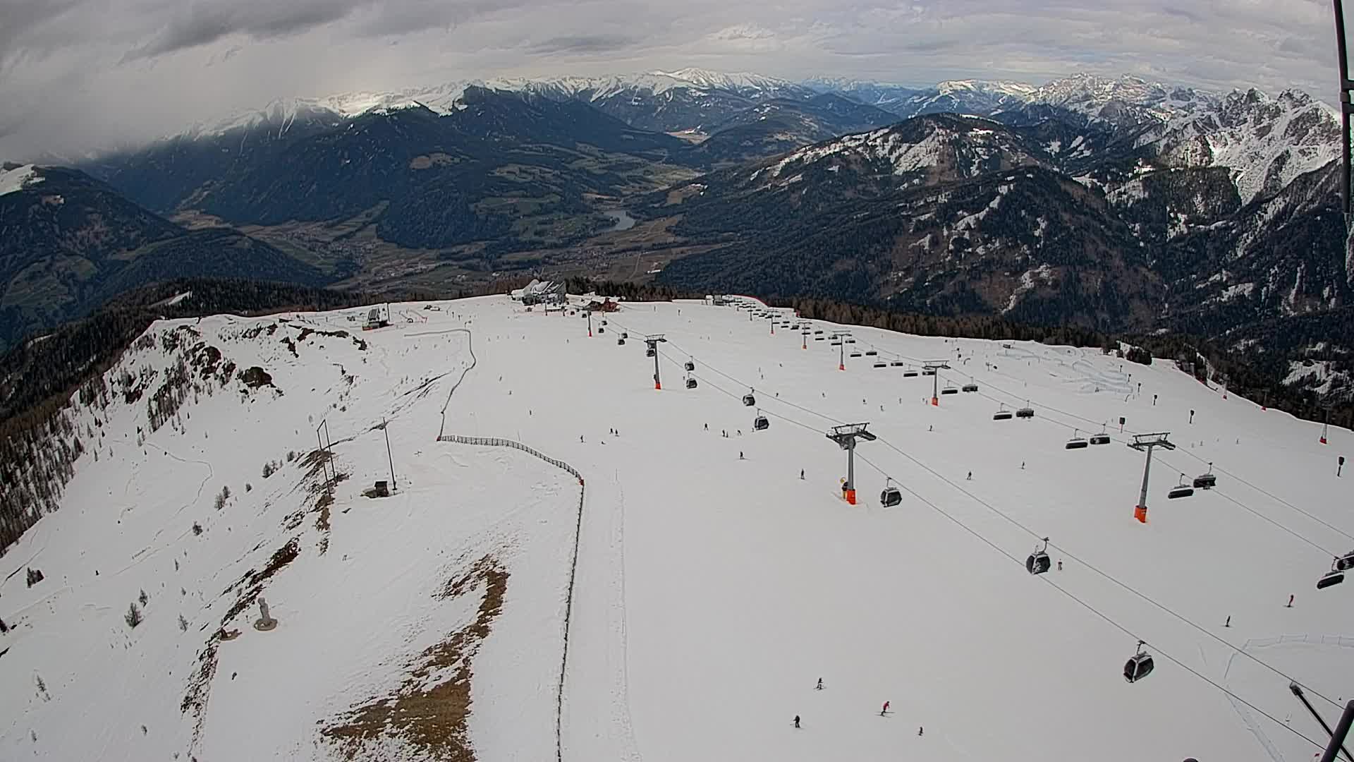 Sommet du Kronplatz | vue sur Valdaora – Olang