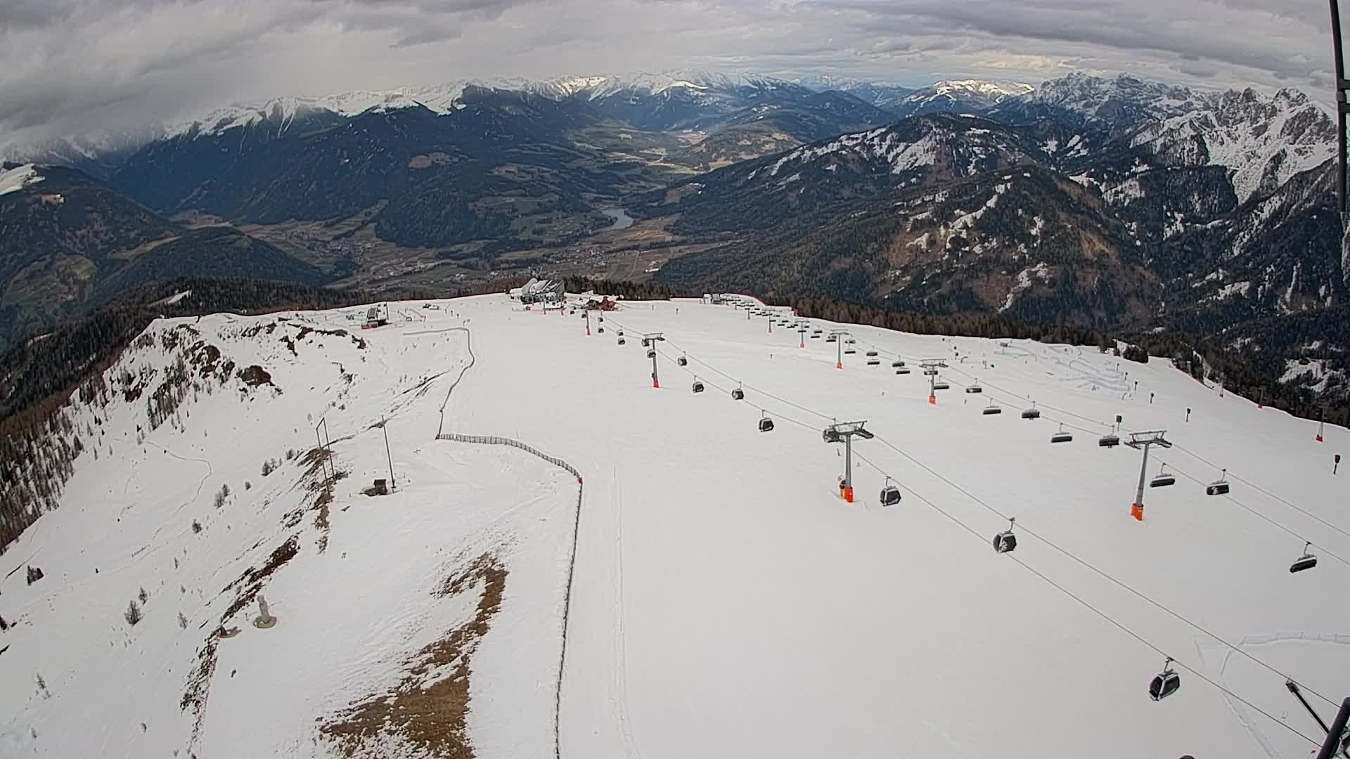 Sommet du Kronplatz | vue sur Valdaora – Olang