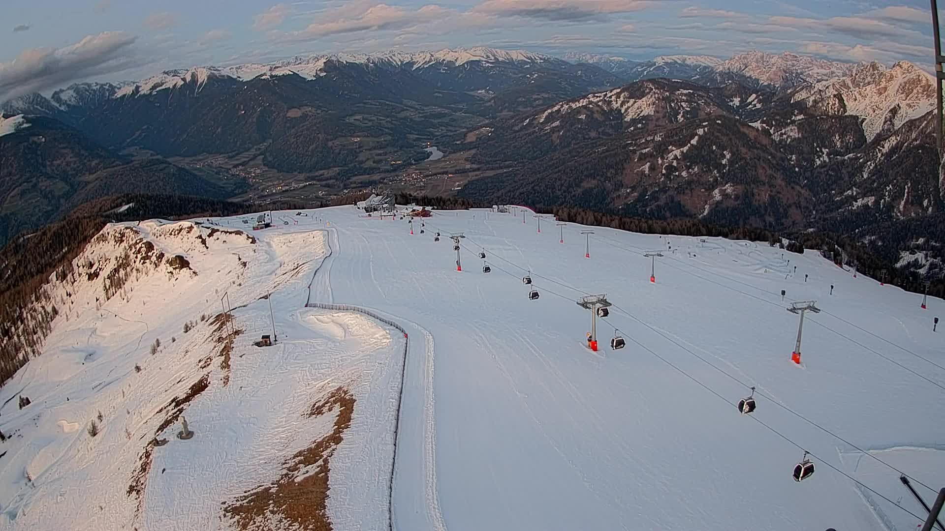 Kronplatz vrh | pogled na Valdaora – Olang
