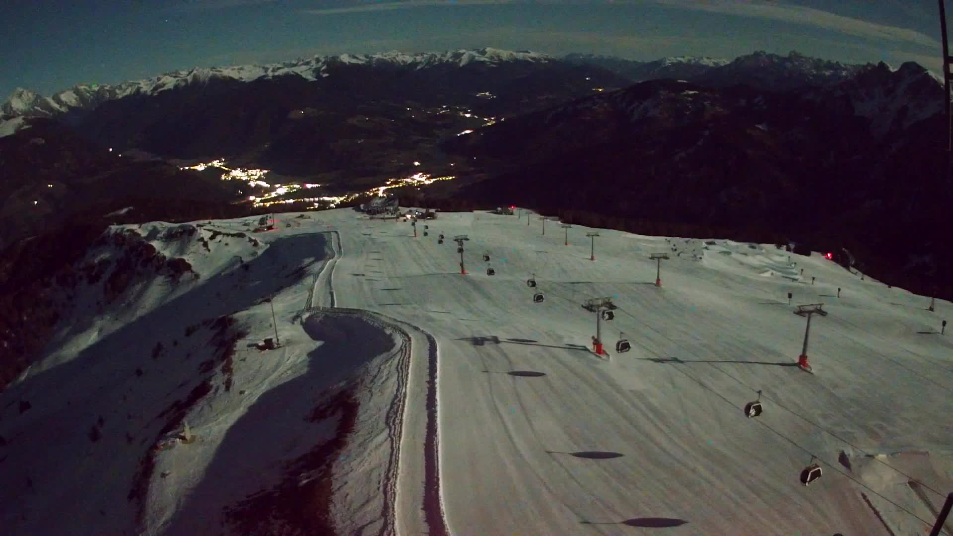 Kronplatz-Gipfel | Blick nach Olang – Valdaora
