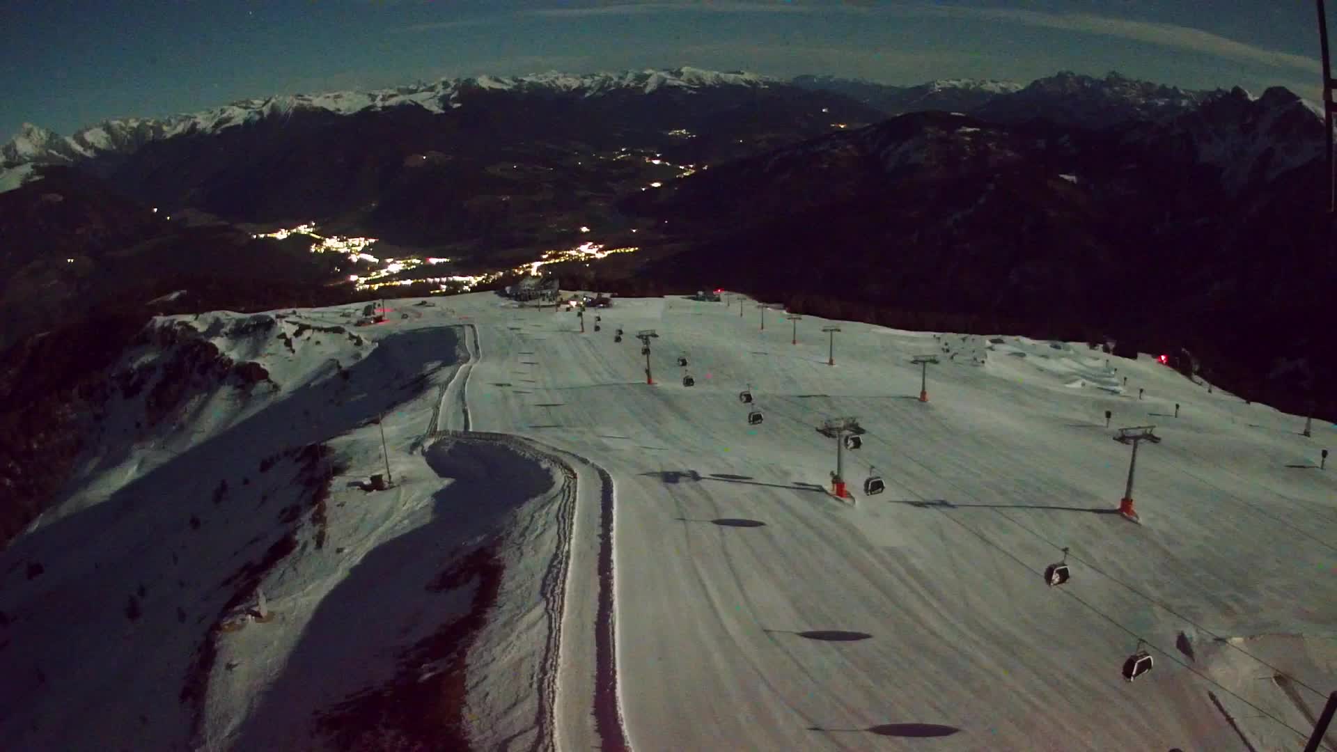 Kronplatz-Gipfel | Blick nach Olang – Valdaora