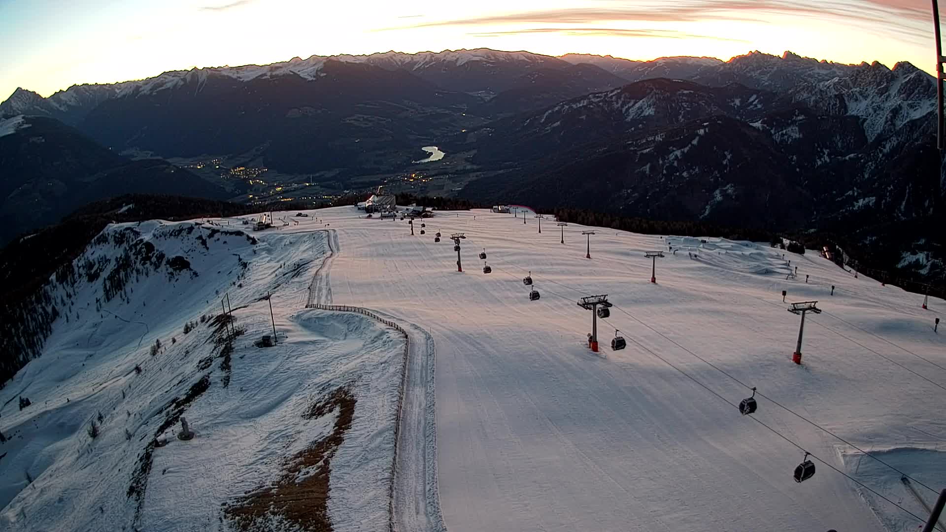 Sommet du Kronplatz | vue sur Valdaora – Olang