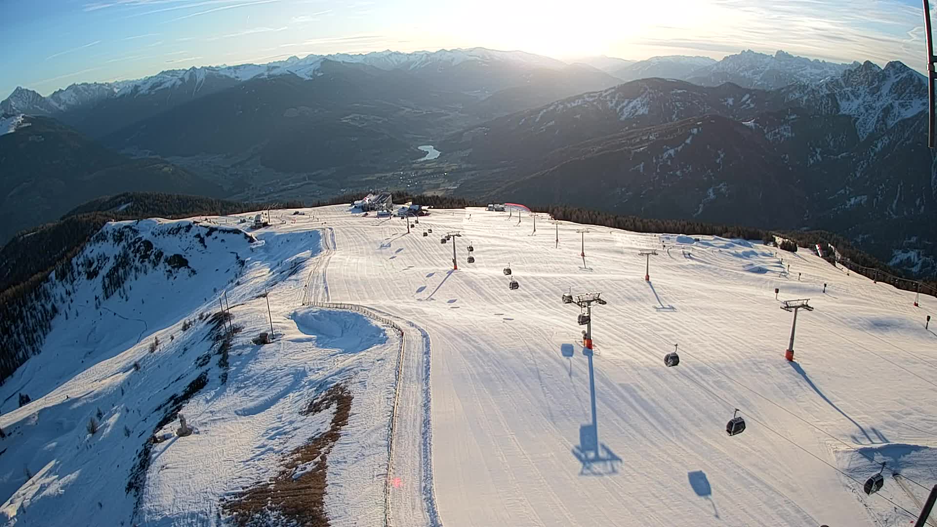 Kronplatz vrh | pogled na Valdaora – Olang