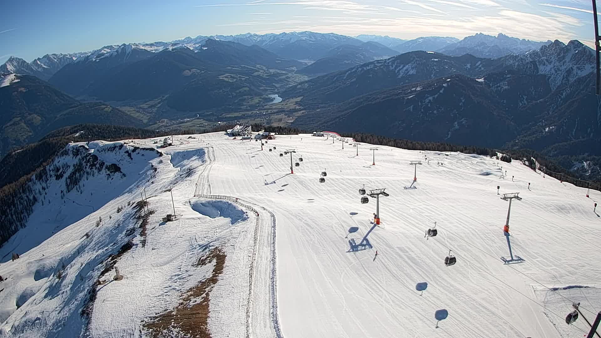 Kronplatz vrh | pogled na Valdaora – Olang