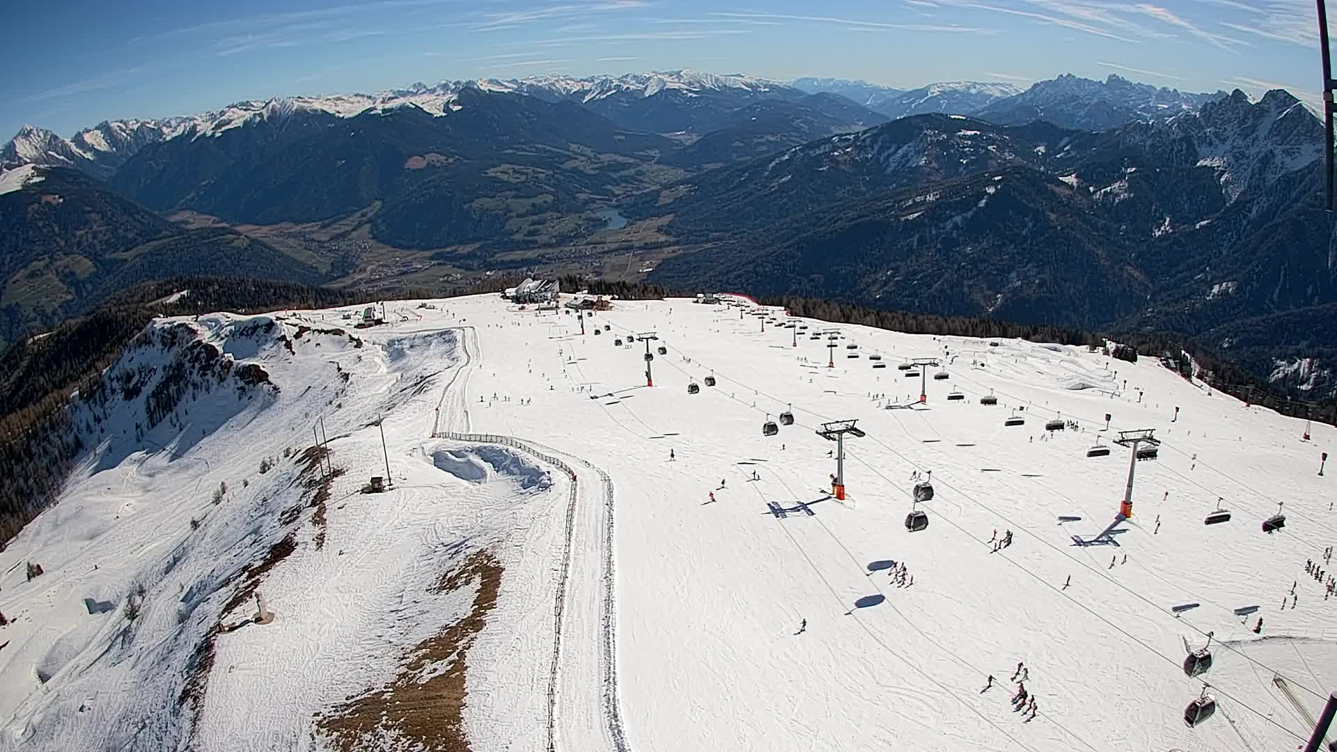 Sommet du Kronplatz | vue sur Valdaora – Olang