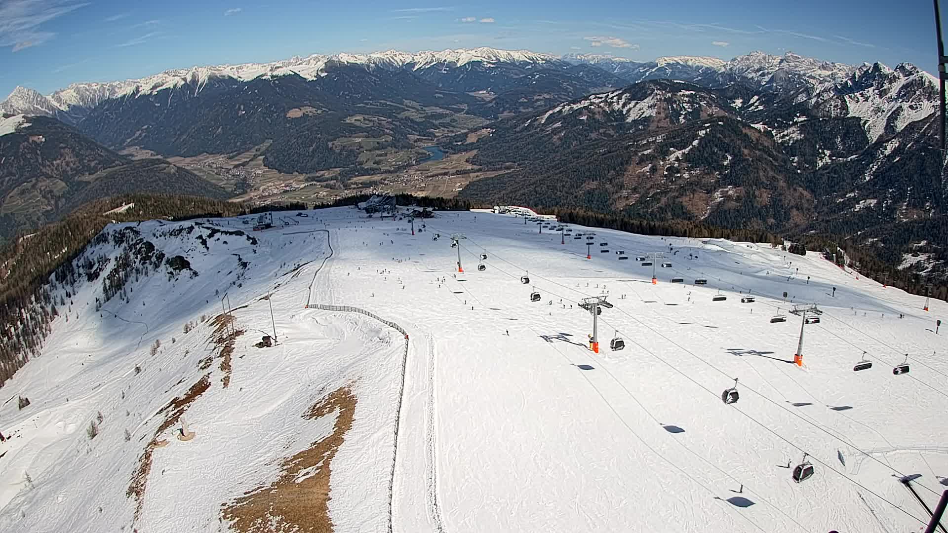 Kronplatz vrh | pogled na Valdaora – Olang