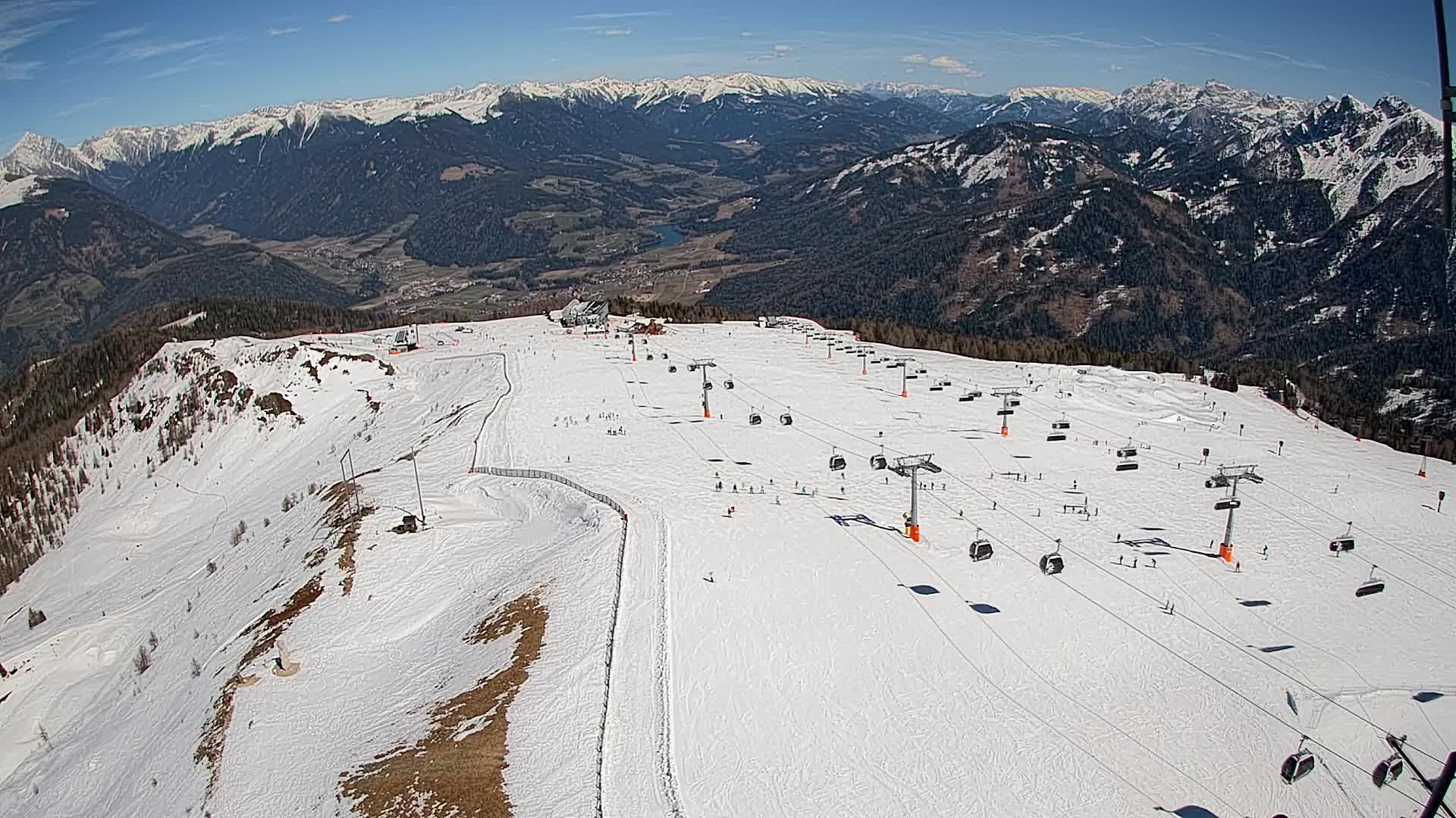 Kronplatz vrh | pogled na Valdaora – Olang