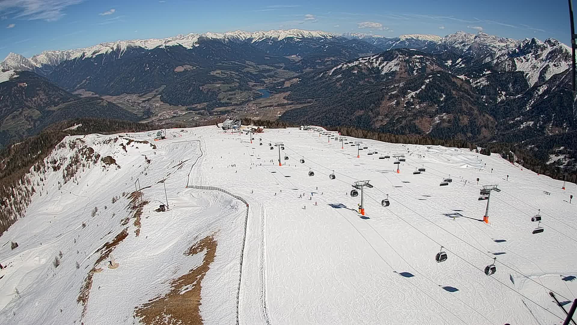 Kronplatz vrh | pogled na Valdaora – Olang