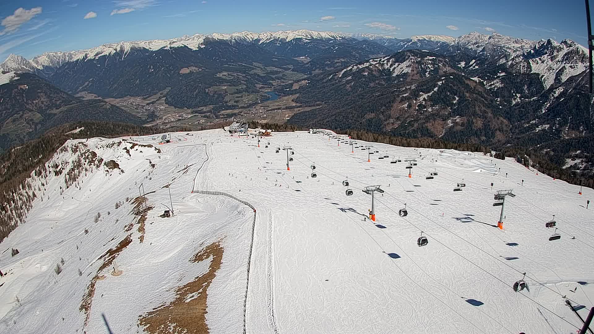 Sommet du Kronplatz | vue sur Valdaora – Olang