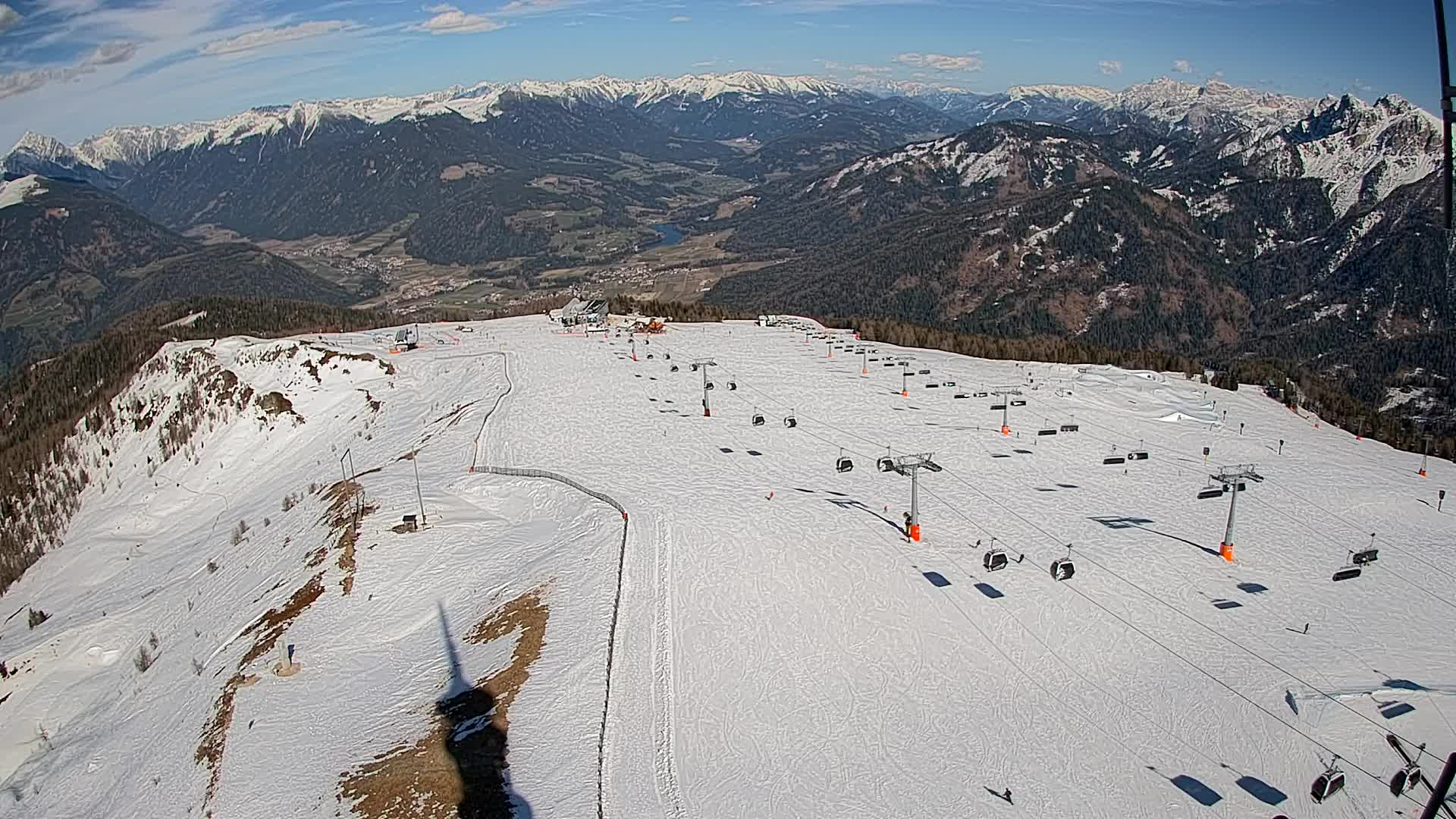 Sommet du Kronplatz | vue sur Valdaora – Olang
