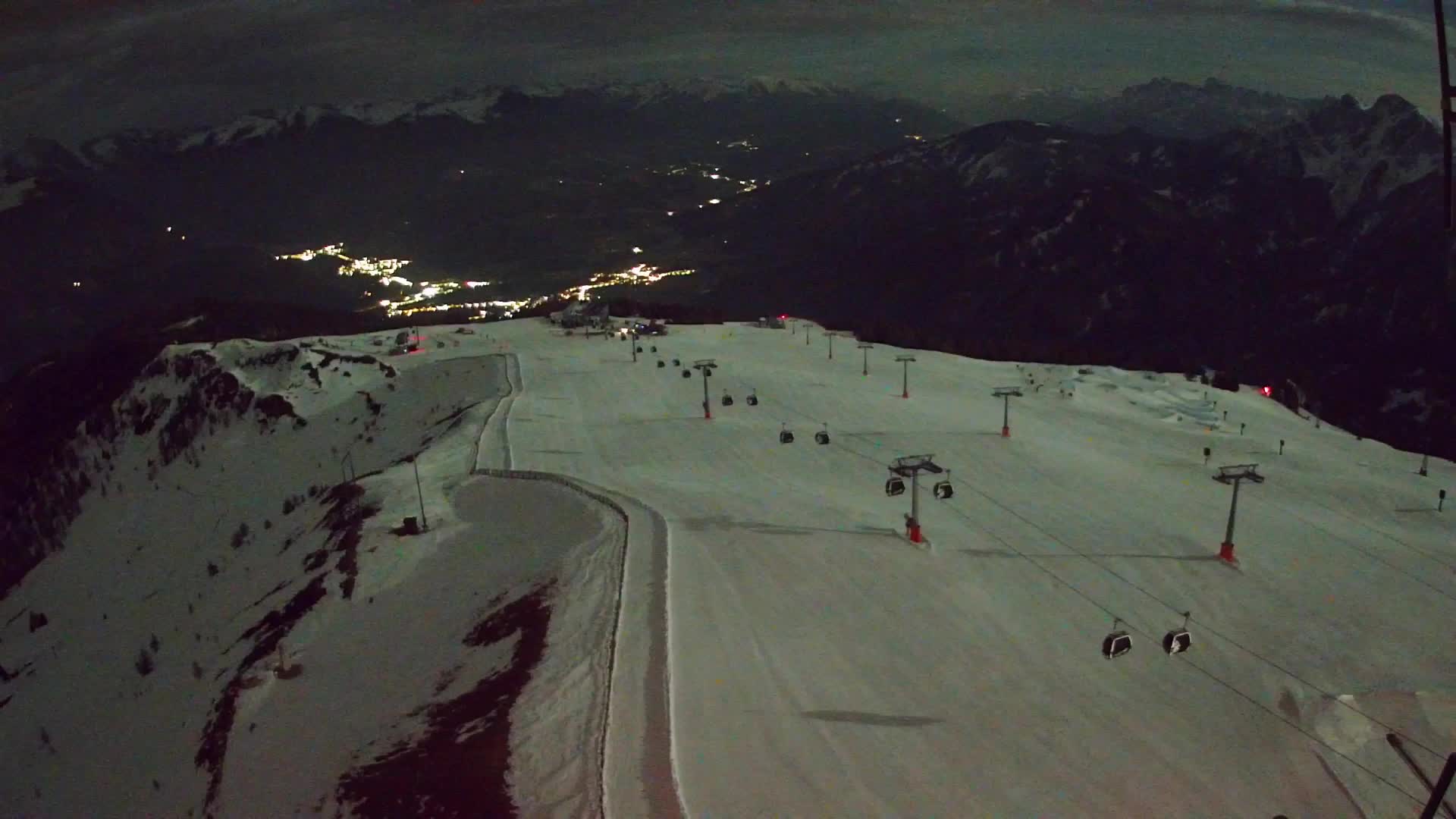 Kronplatz-Gipfel | Blick nach Olang – Valdaora