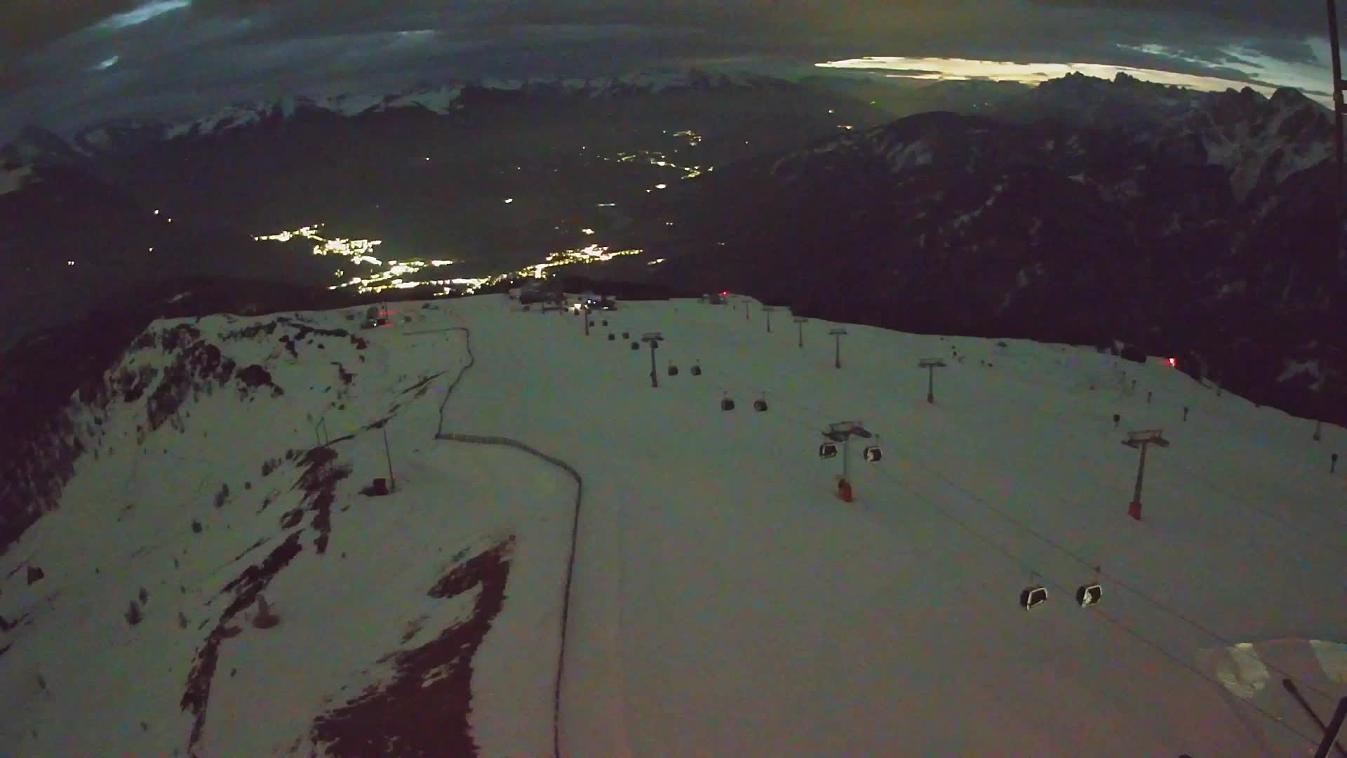 Kronplatz-Gipfel | Blick nach Olang – Valdaora