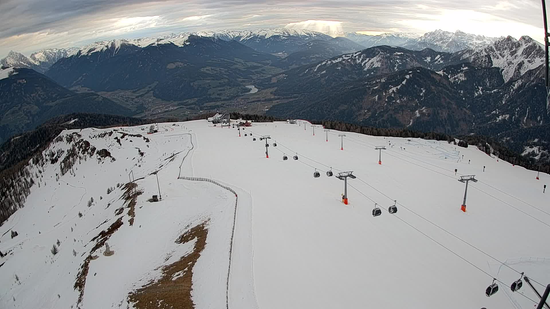 Sommet du Kronplatz | vue sur Valdaora – Olang