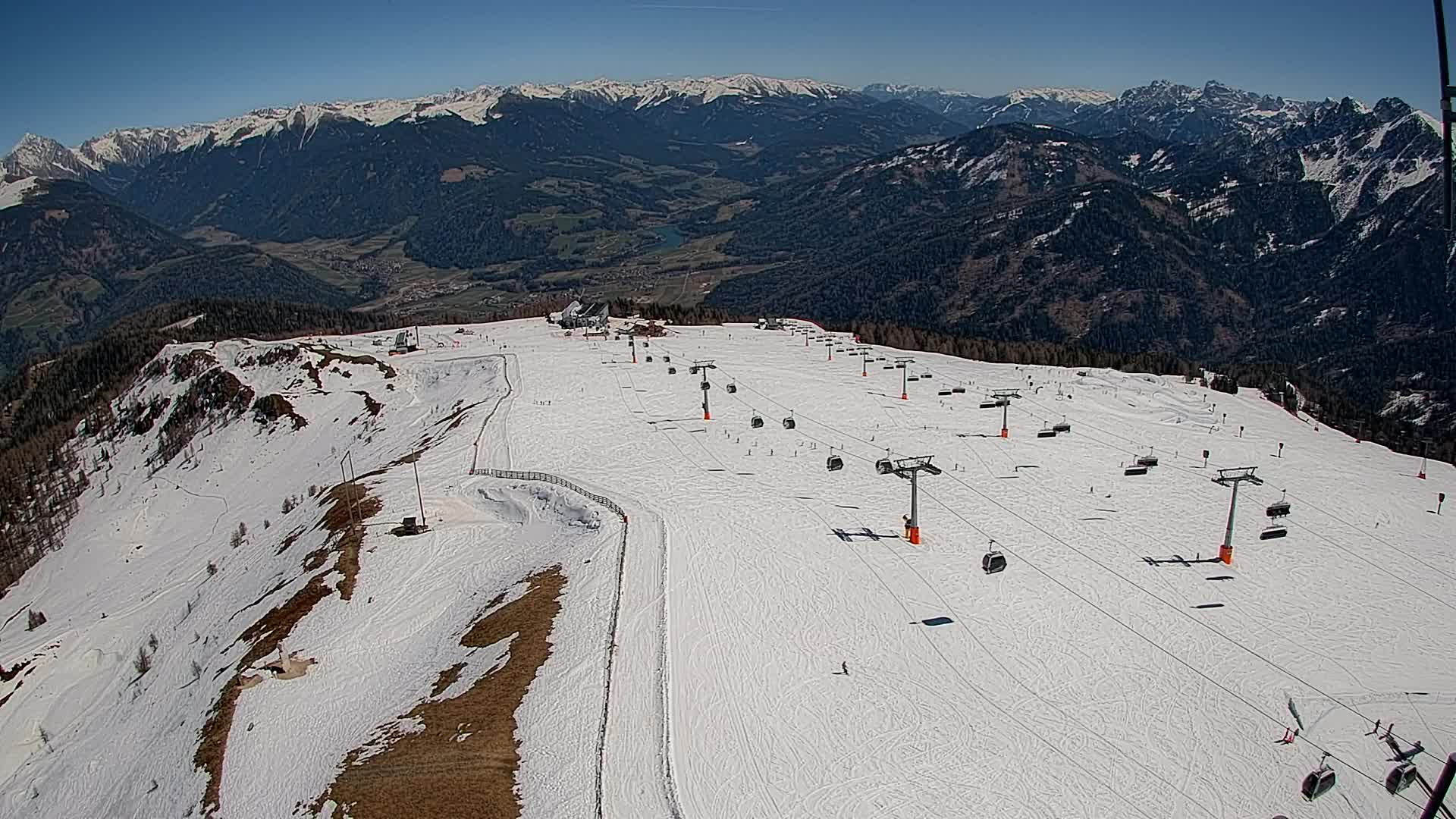 Sommet du Kronplatz | vue sur Valdaora – Olang