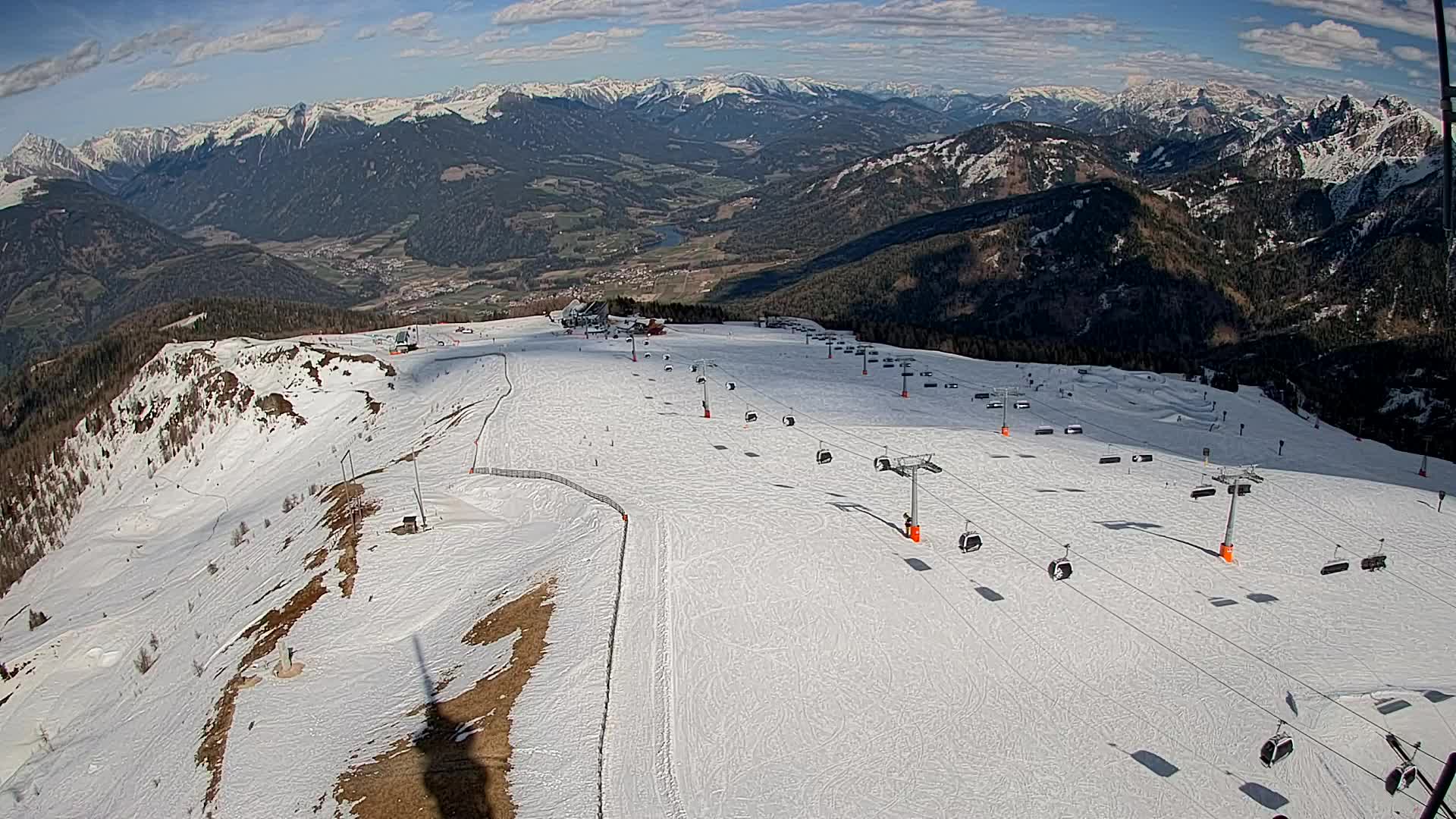 Sommet du Kronplatz | vue sur Valdaora – Olang