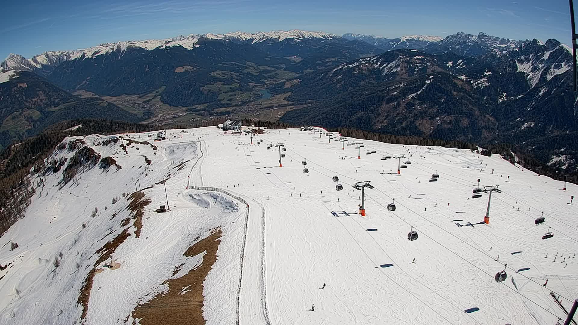 Sommet du Kronplatz | vue sur Valdaora – Olang