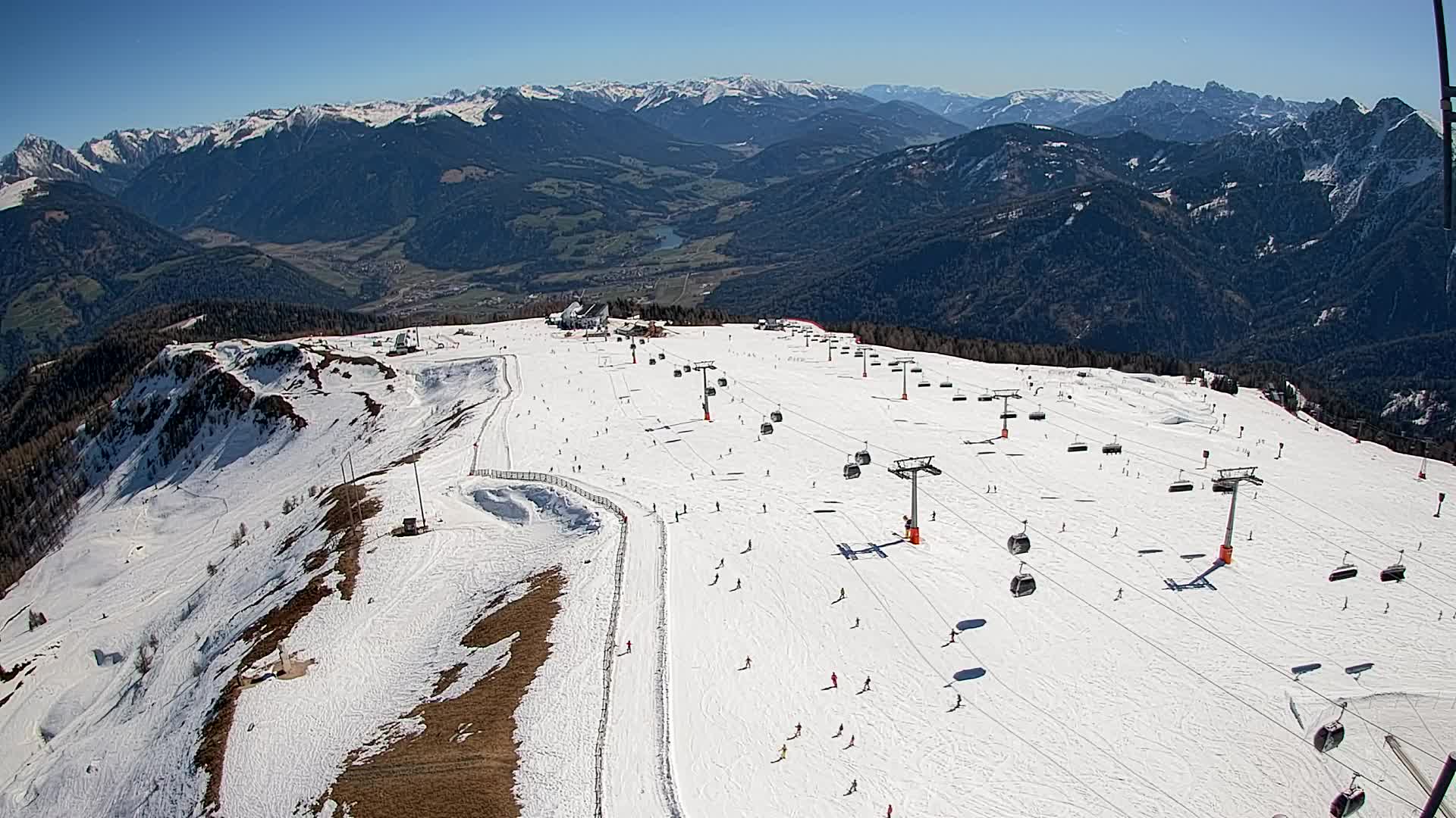 Sommet du Kronplatz | vue sur Valdaora – Olang