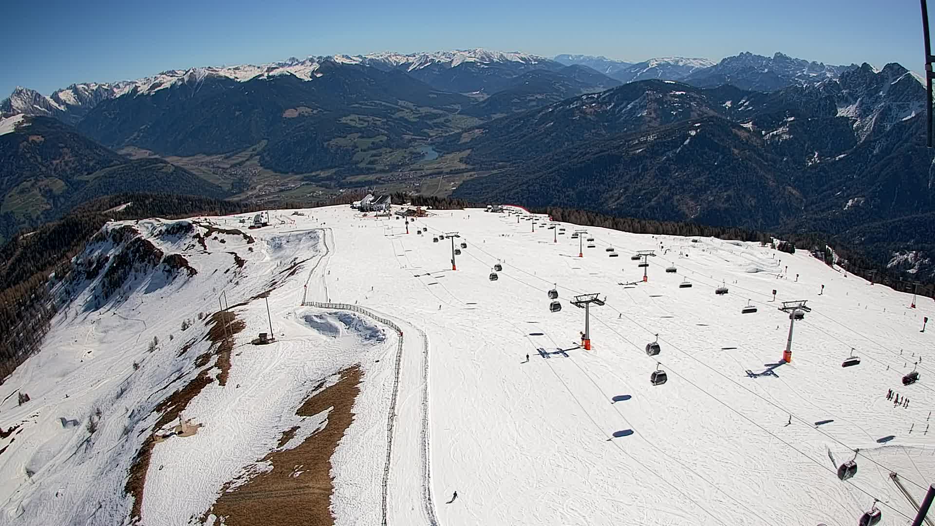 Sommet du Kronplatz | vue sur Valdaora – Olang