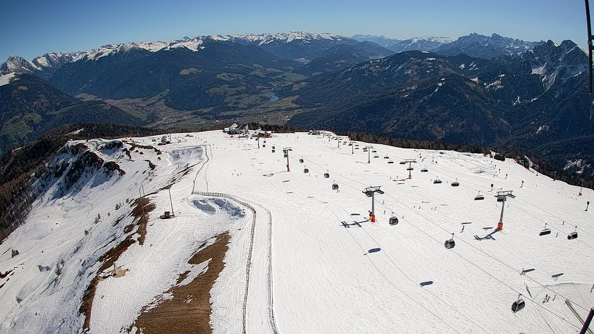 Sommet du Kronplatz | vue sur Valdaora – Olang