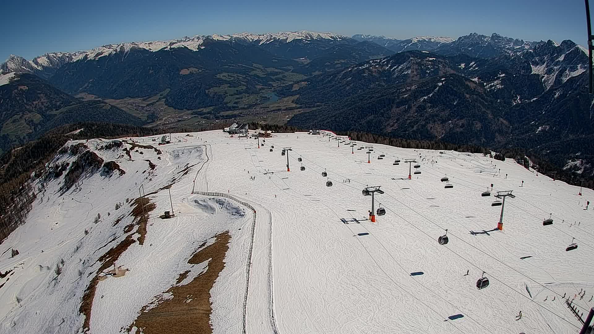 Sommet du Kronplatz | vue sur Valdaora – Olang