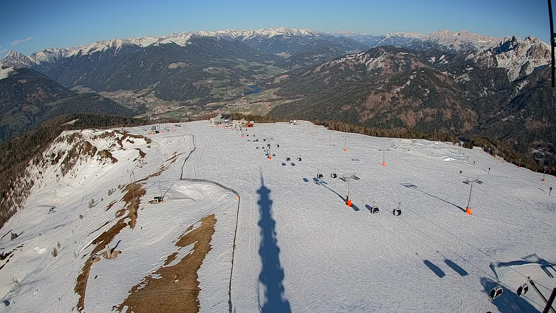 Kronplatz vrh | pogled na Valdaora – Olang