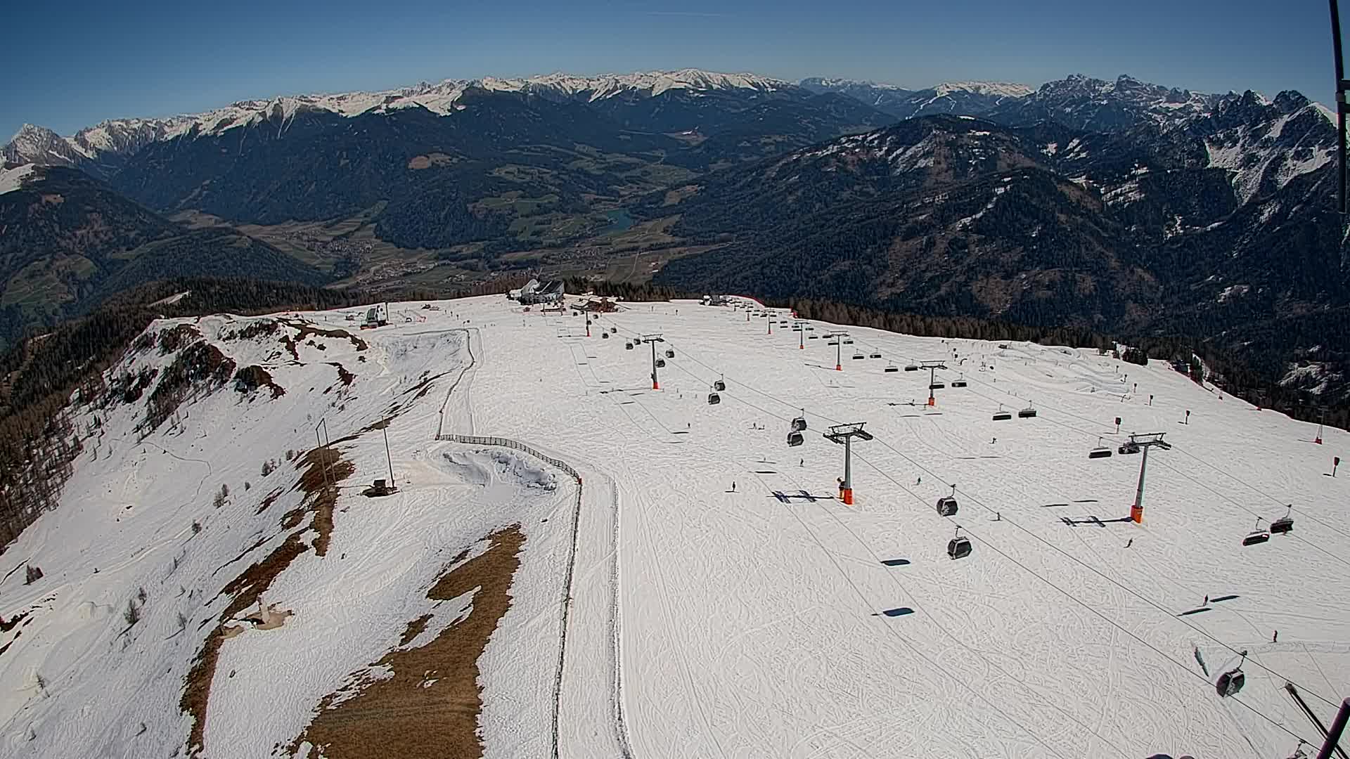 Sommet du Kronplatz | vue sur Valdaora – Olang