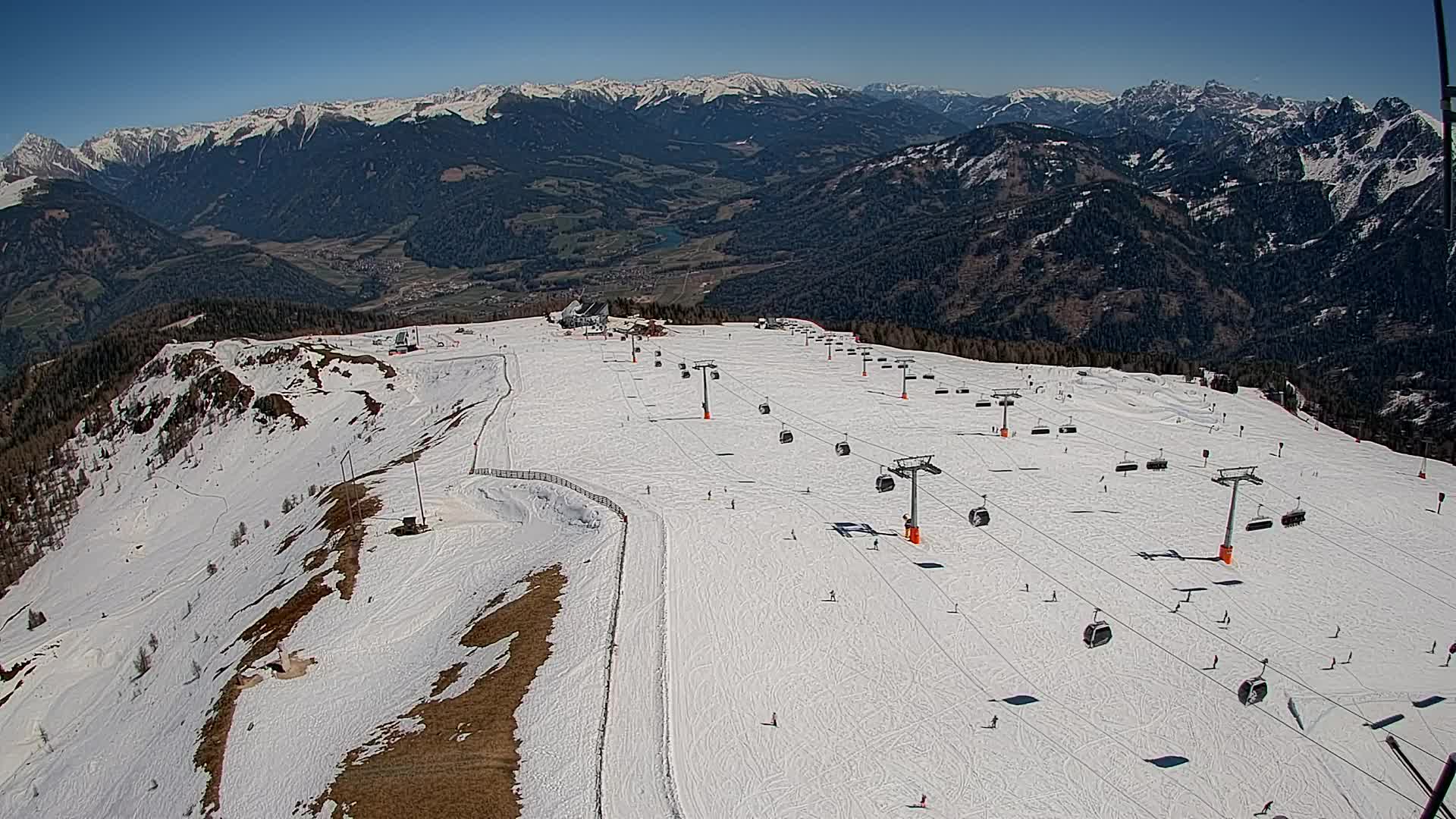 Sommet du Kronplatz | vue sur Valdaora – Olang