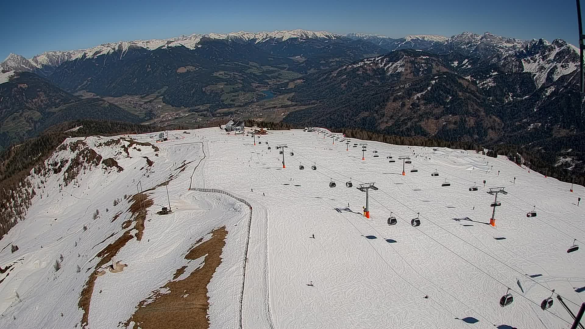 Sommet du Kronplatz | vue sur Valdaora – Olang