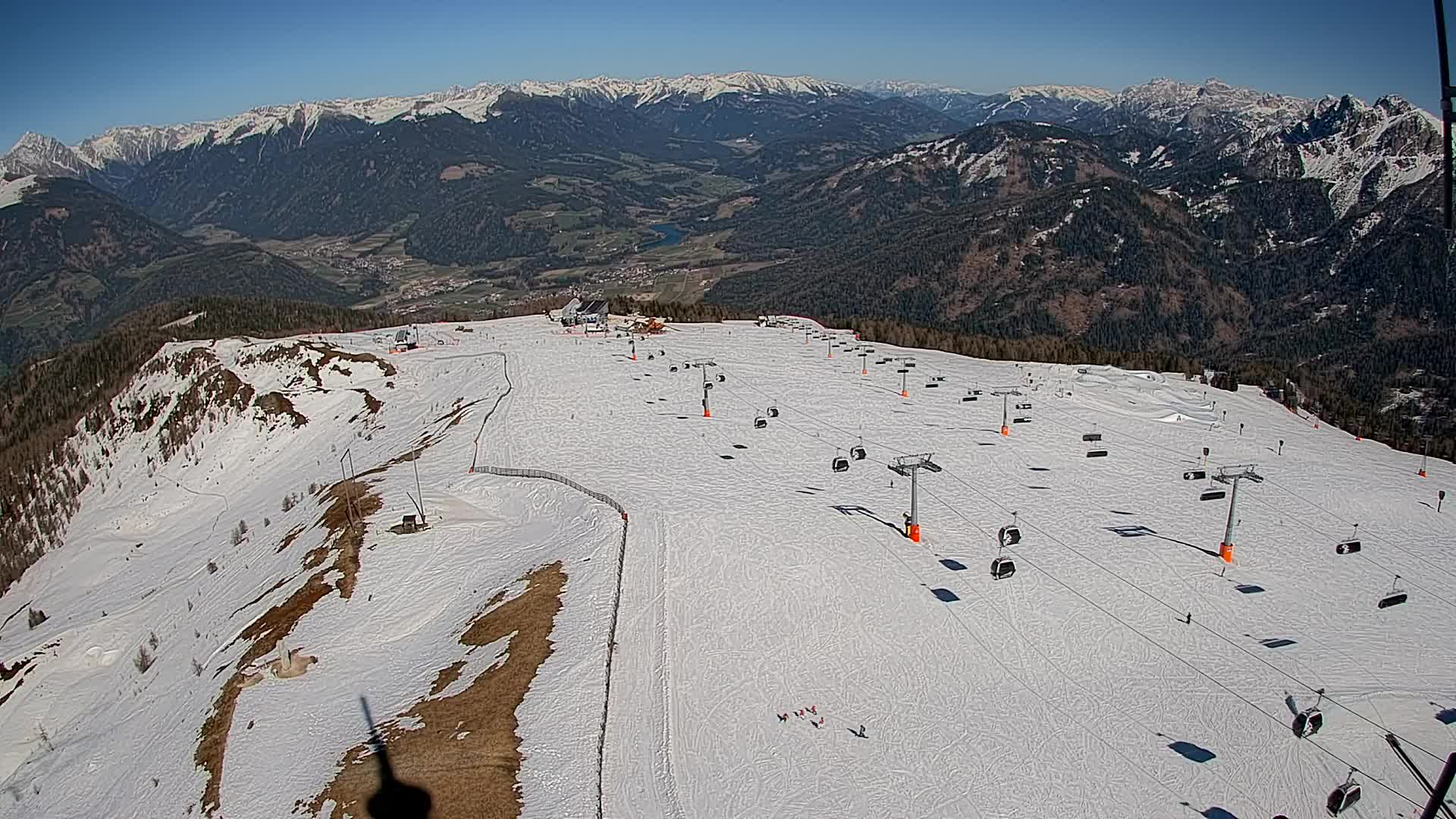 Sommet du Kronplatz | vue sur Valdaora – Olang