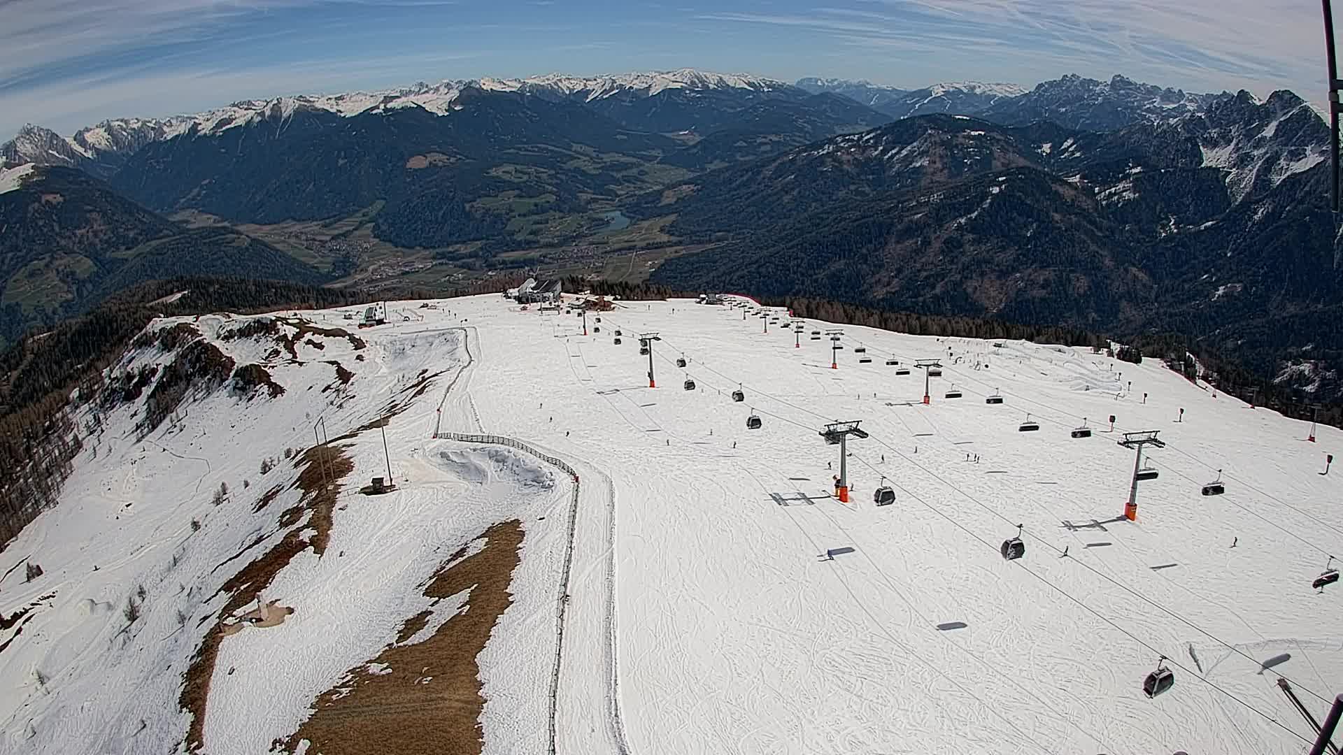 Sommet du Kronplatz | vue sur Valdaora – Olang
