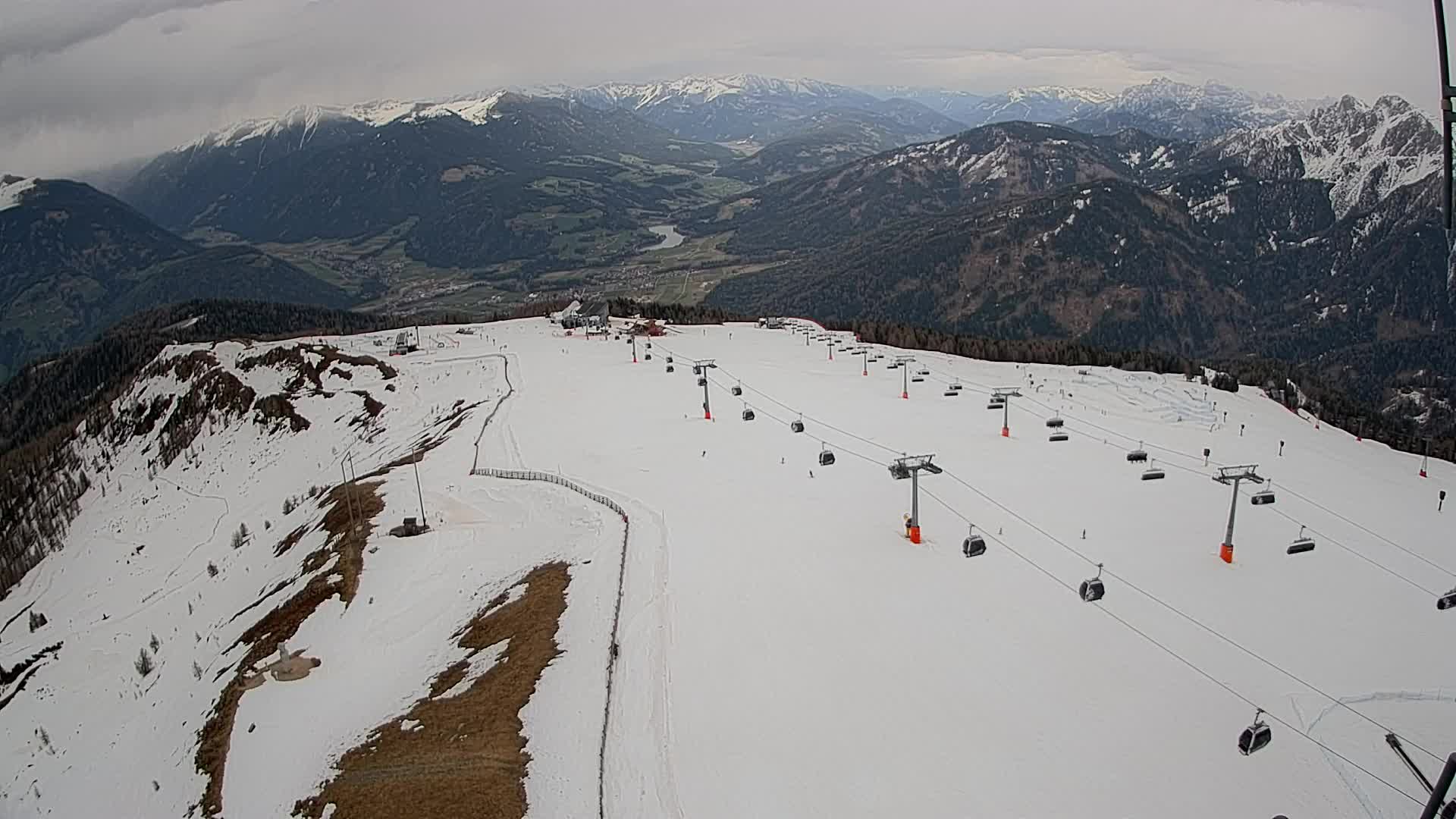 Sommet du Kronplatz | vue sur Valdaora – Olang