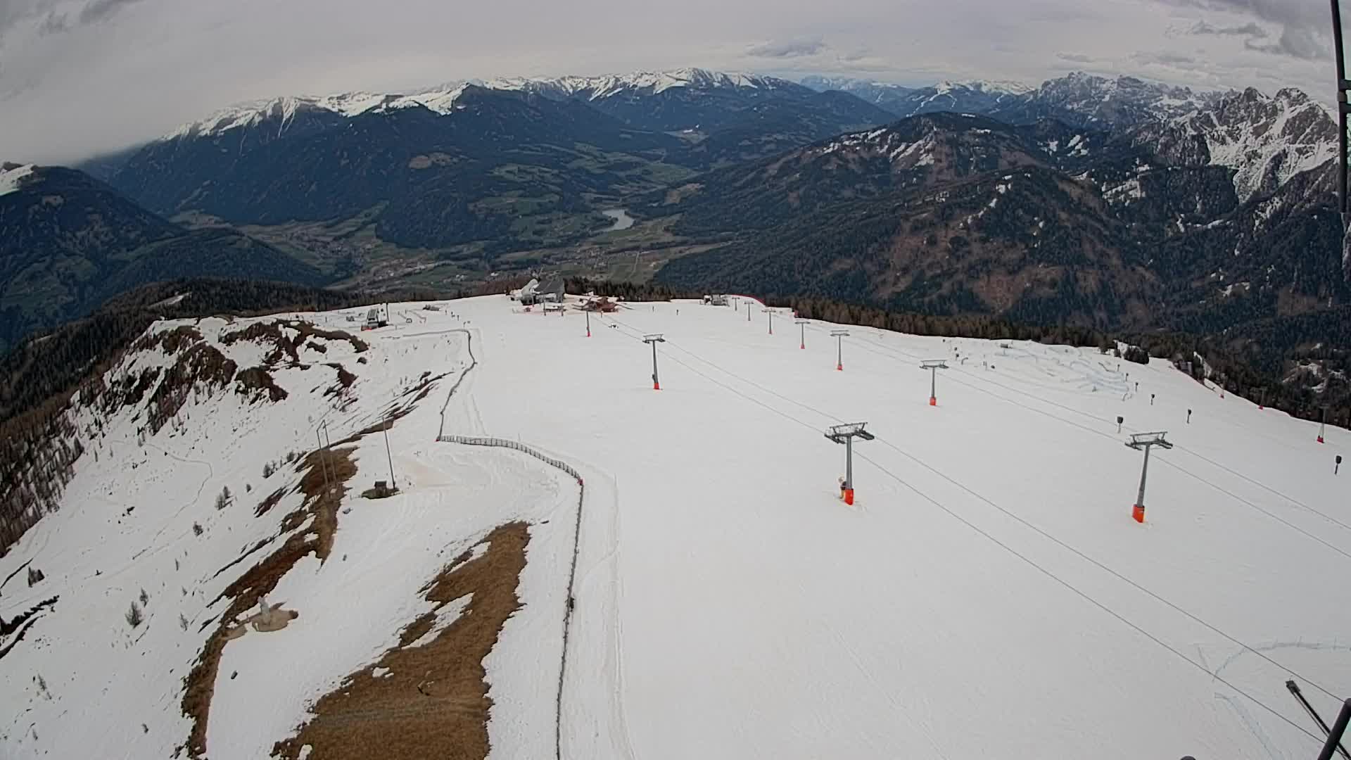 Kronplatz-Gipfel | Blick nach Olang – Valdaora