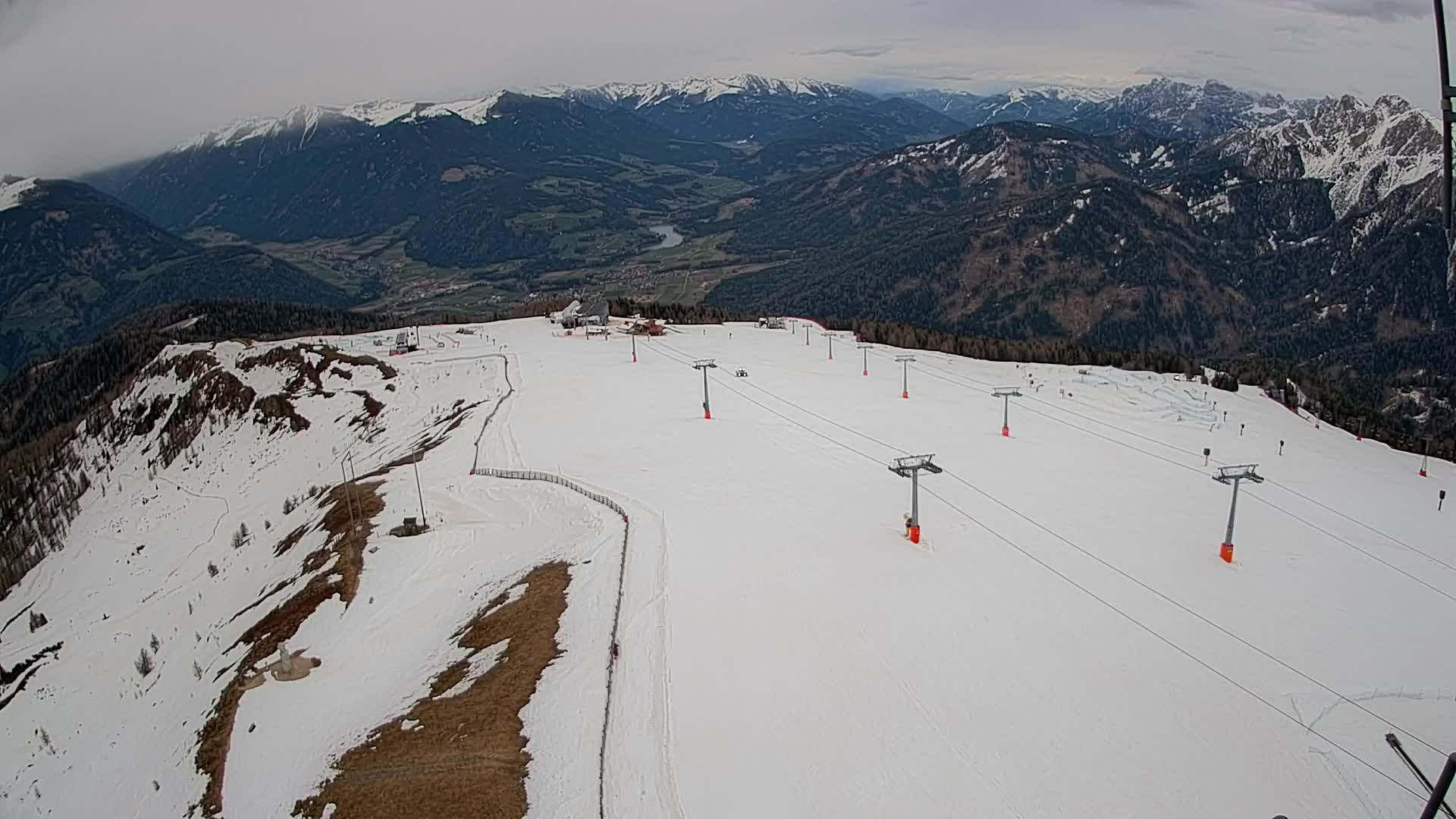 Kronplatz vrh | pogled na Valdaora – Olang