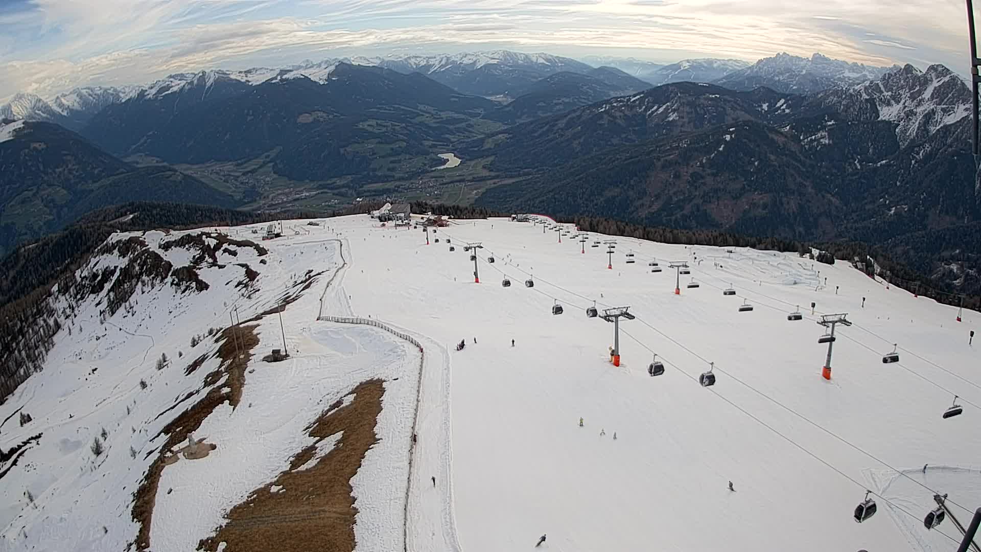 Sommet du Kronplatz | vue sur Valdaora – Olang