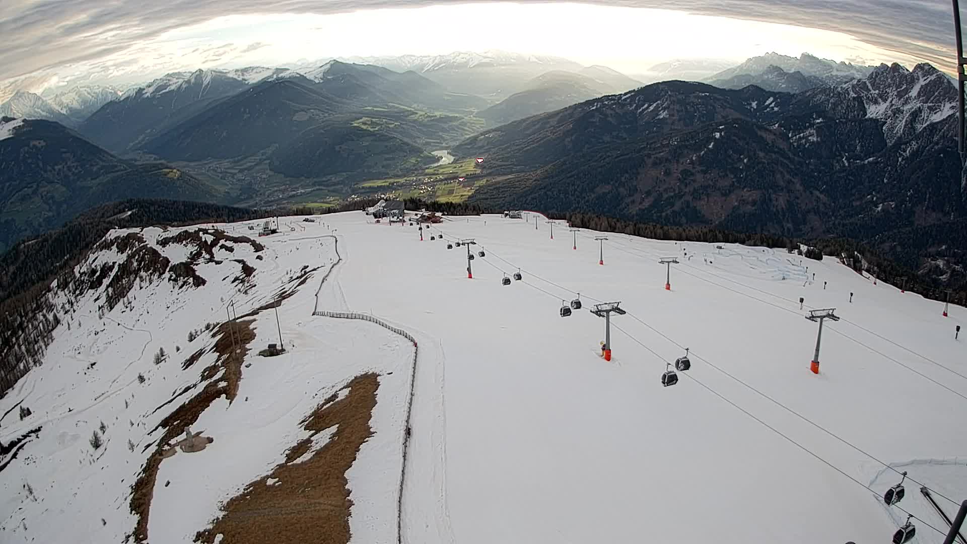 Sommet du Kronplatz | vue sur Valdaora – Olang