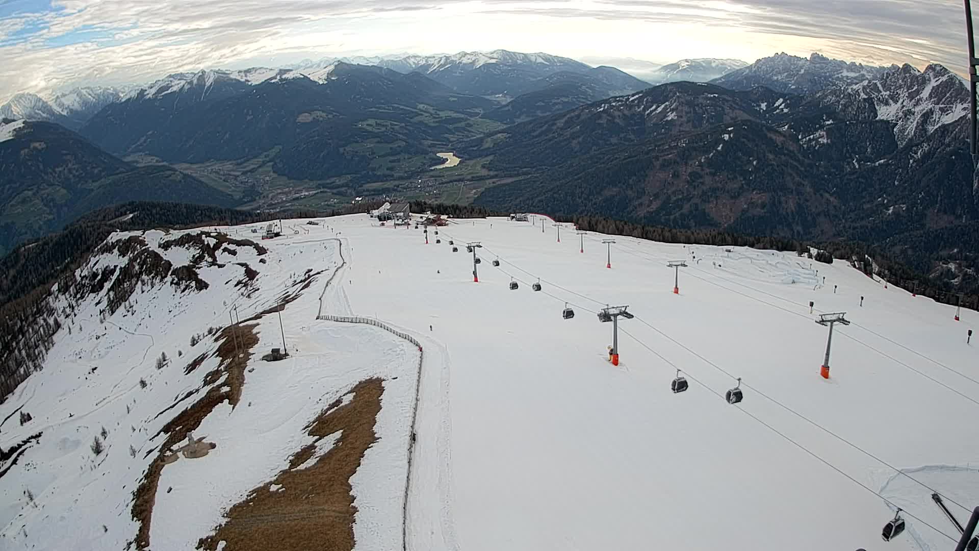 Sommet du Kronplatz | vue sur Valdaora – Olang