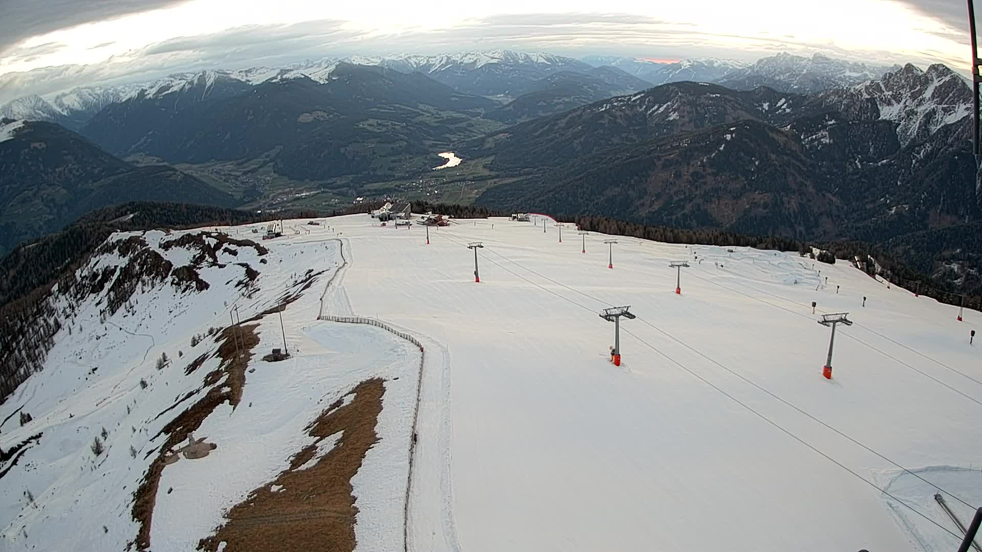 Sommet du Kronplatz | vue sur Valdaora – Olang
