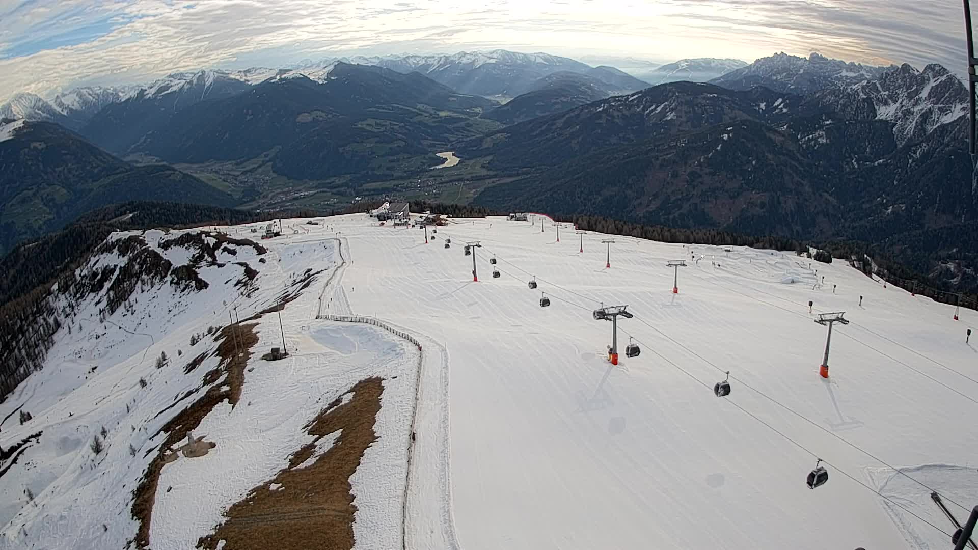 Kronplatz vrh | pogled na Valdaora – Olang
