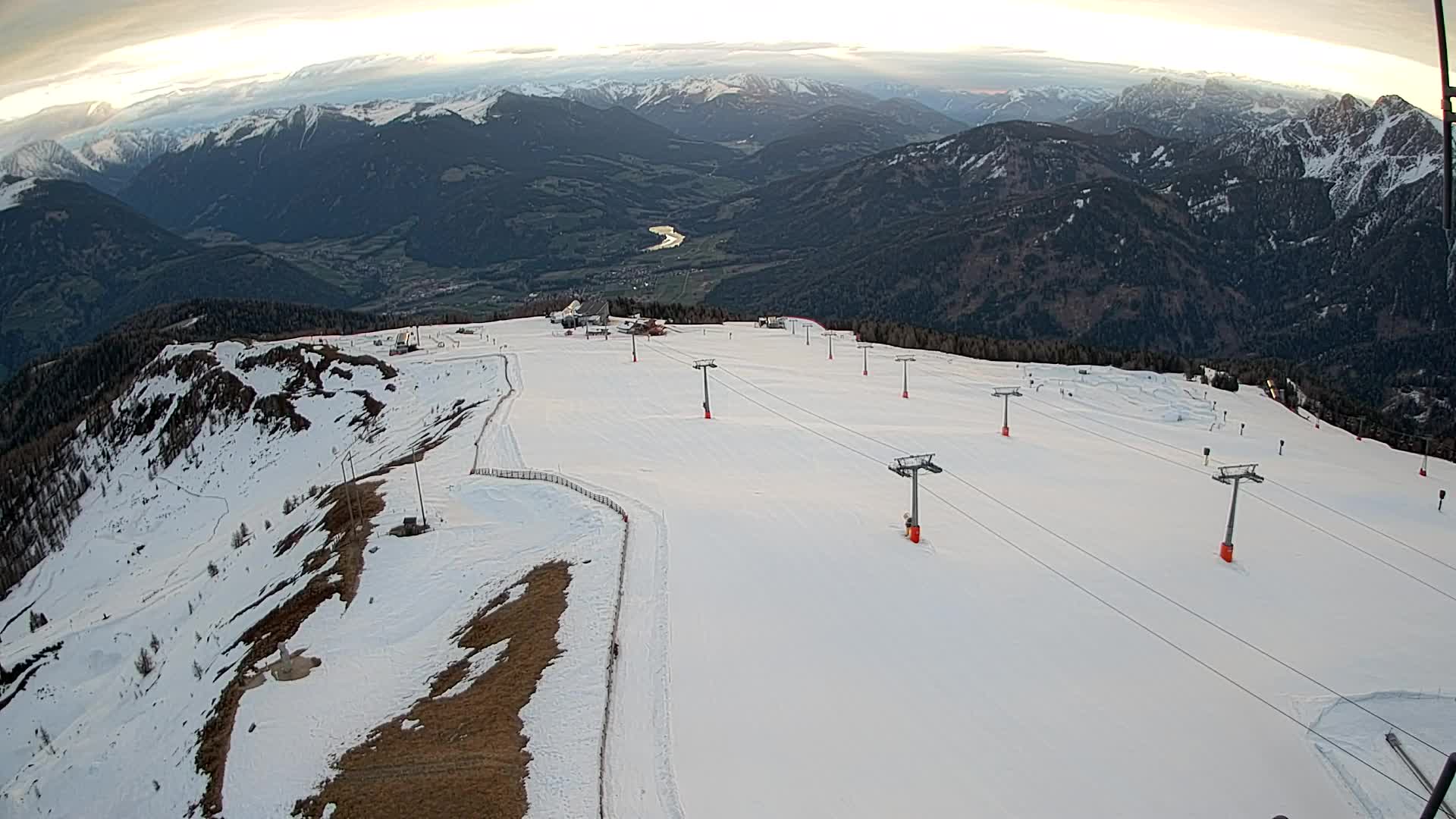 Kronplatz vrh | pogled na Valdaora – Olang