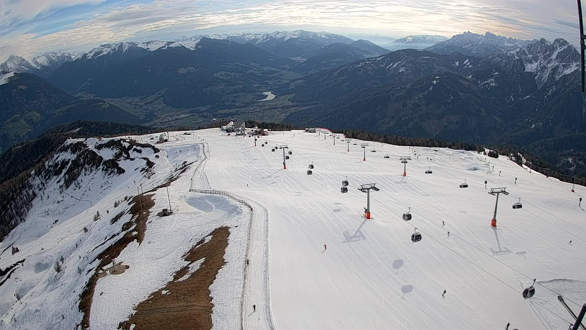 Sommet du Kronplatz | vue sur Valdaora – Olang