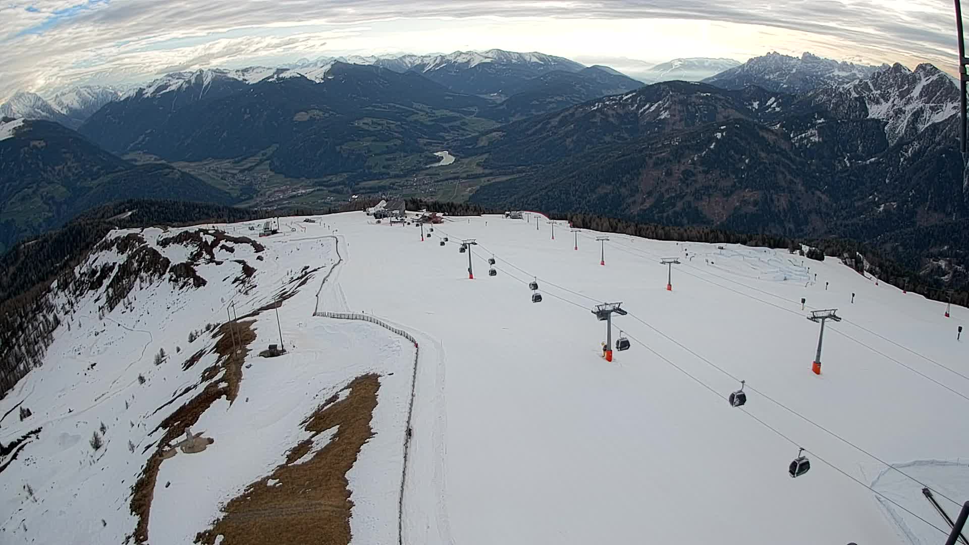 Sommet du Kronplatz | vue sur Valdaora – Olang