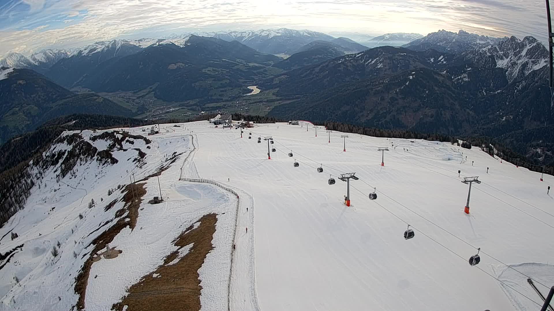 Kronplatz vrh | pogled na Valdaora – Olang