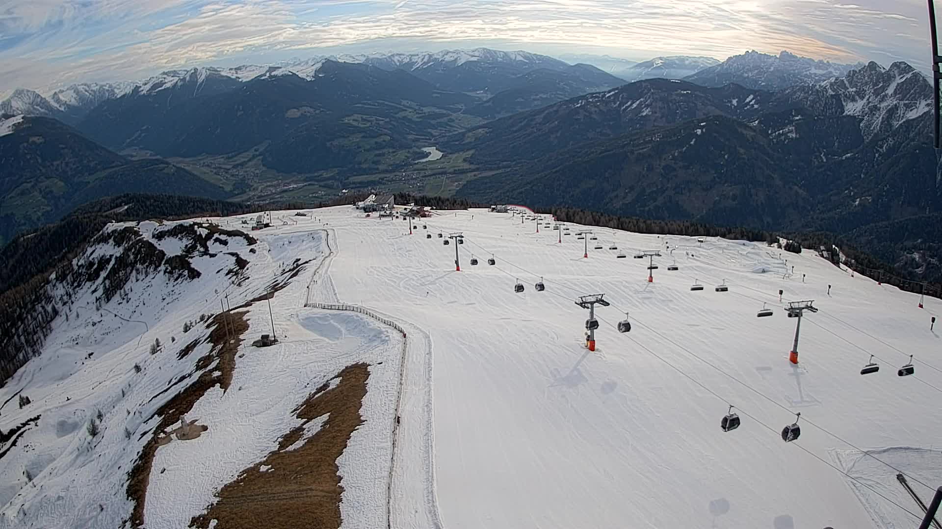 Sommet du Kronplatz | vue sur Valdaora – Olang