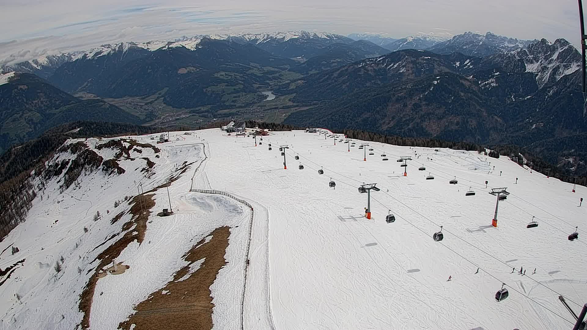 Kronplatz vrh | pogled na Valdaora – Olang