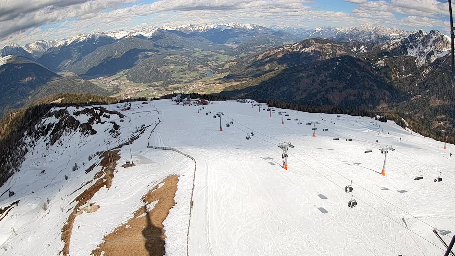 Sommet du Kronplatz | vue sur Valdaora – Olang
